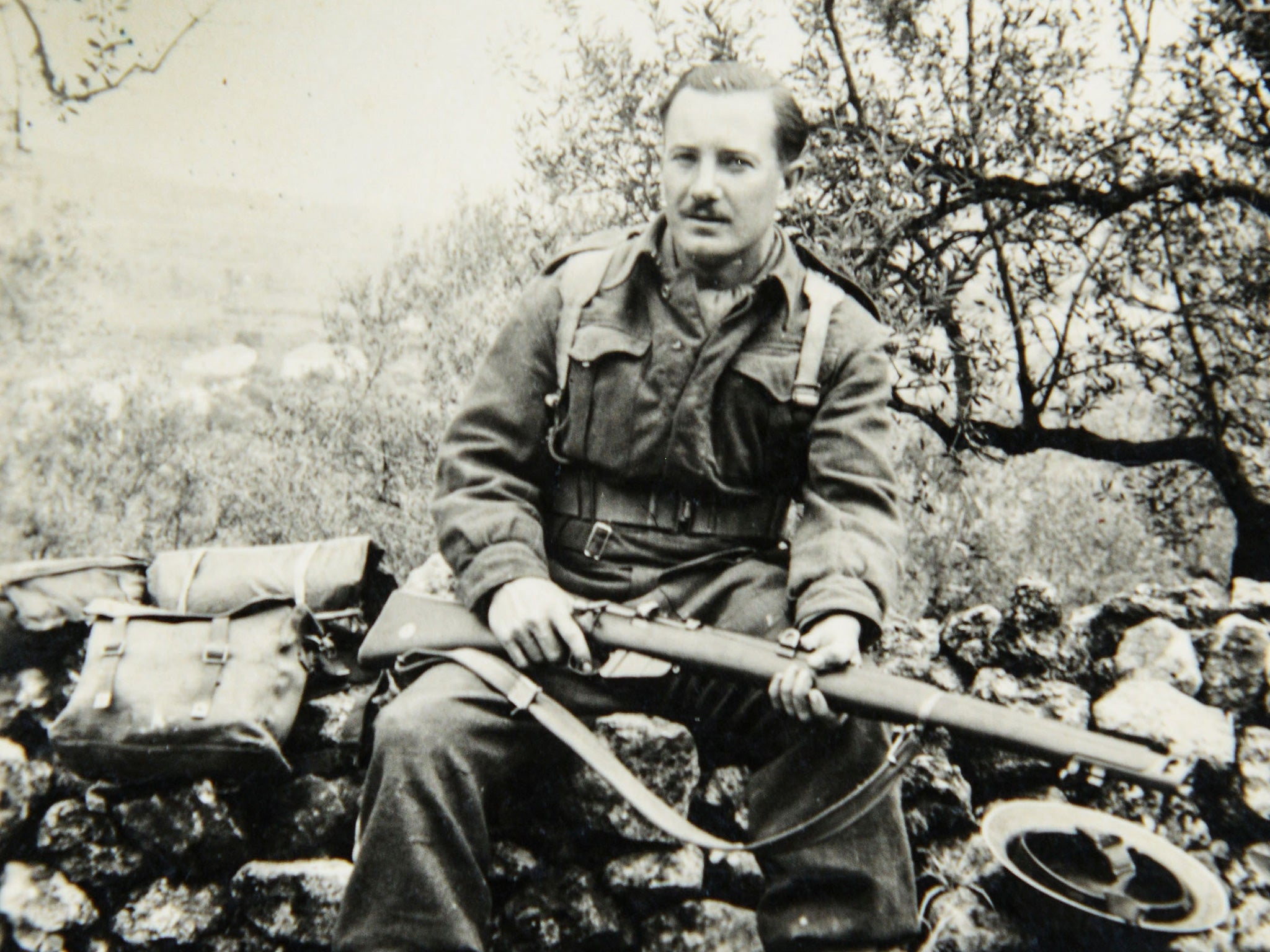 Robert Spencer on Crete before his capture there in 1941