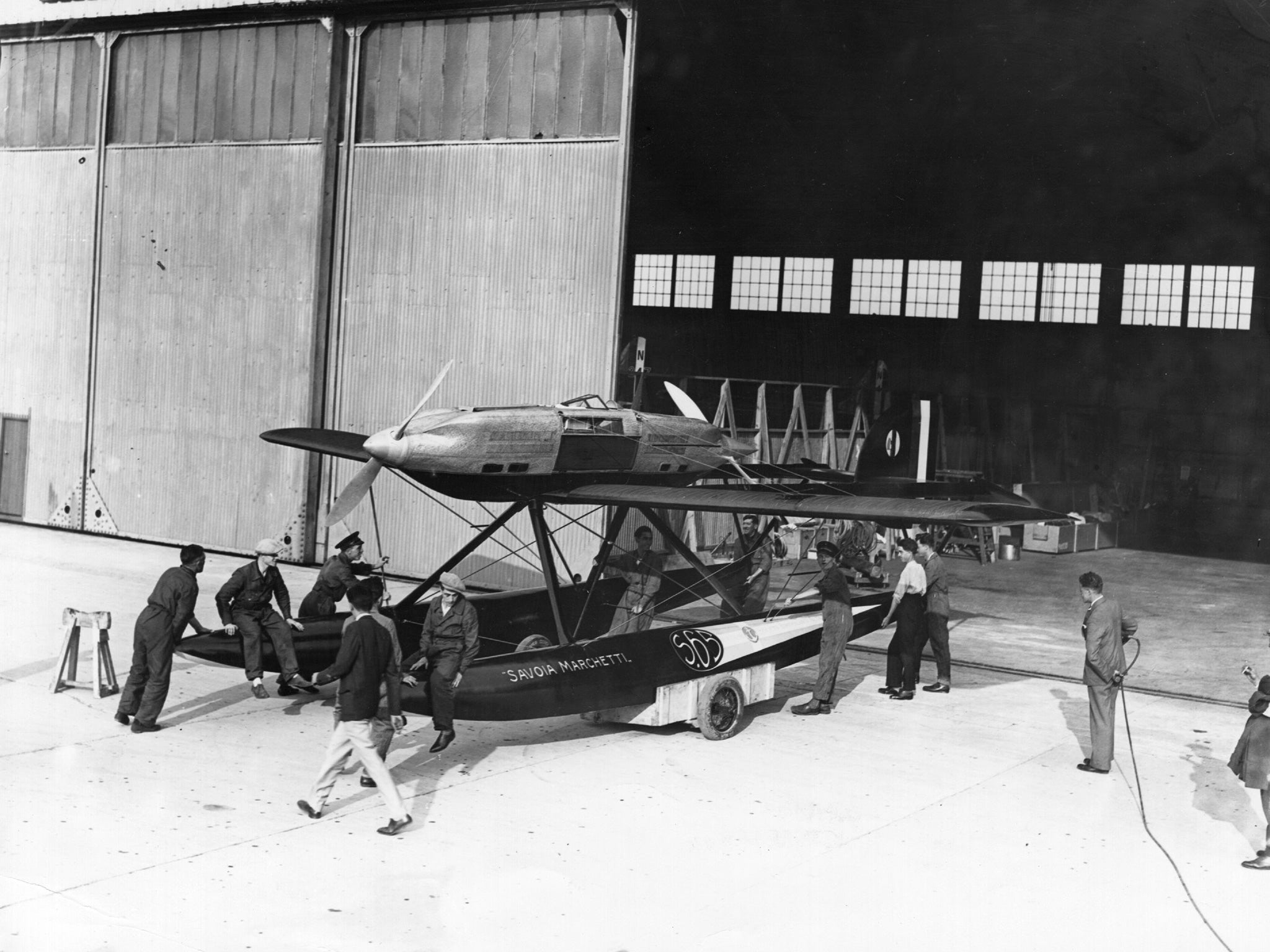 A Savoia Marchetti 65 Boat Plane