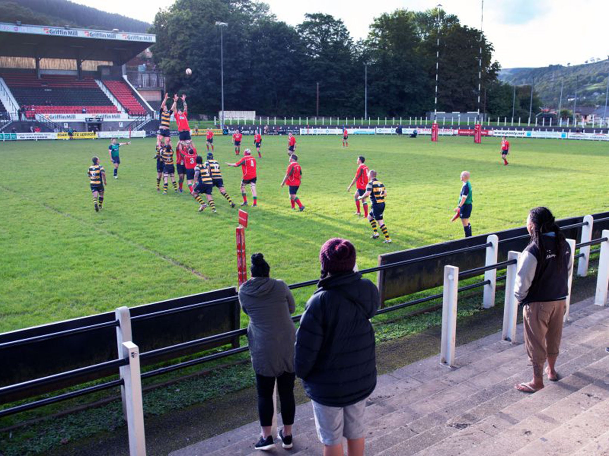 A game between Wales Police and Australia Police