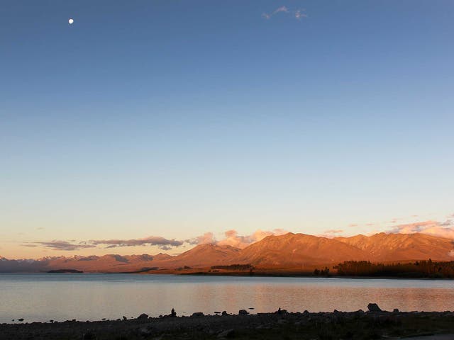 Lake Tekapo is very popular with tourists