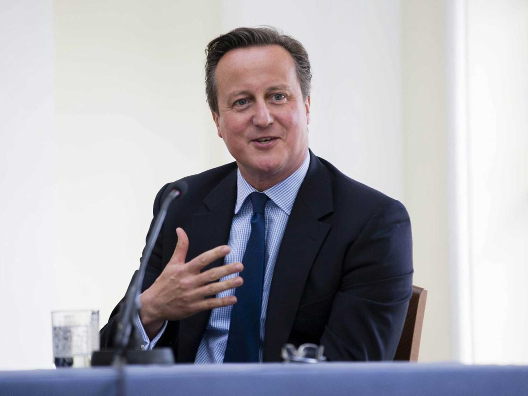 Cameron also compared his leadership bid to Corbyn's