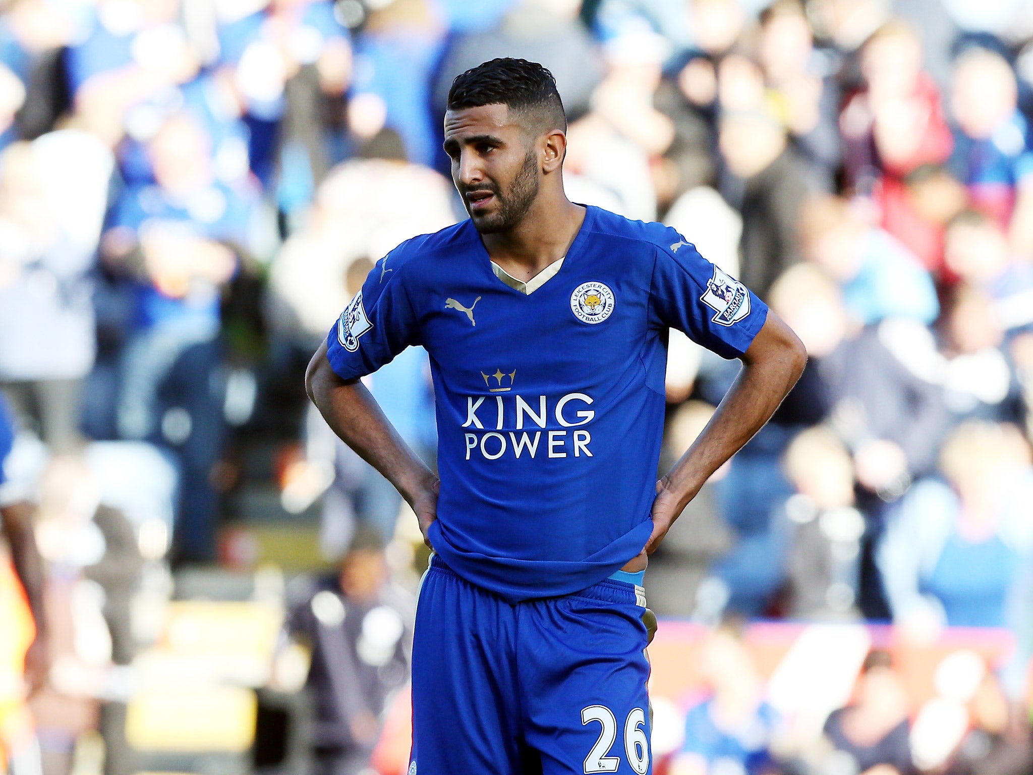 Mahrez endured a frustrating afternoon