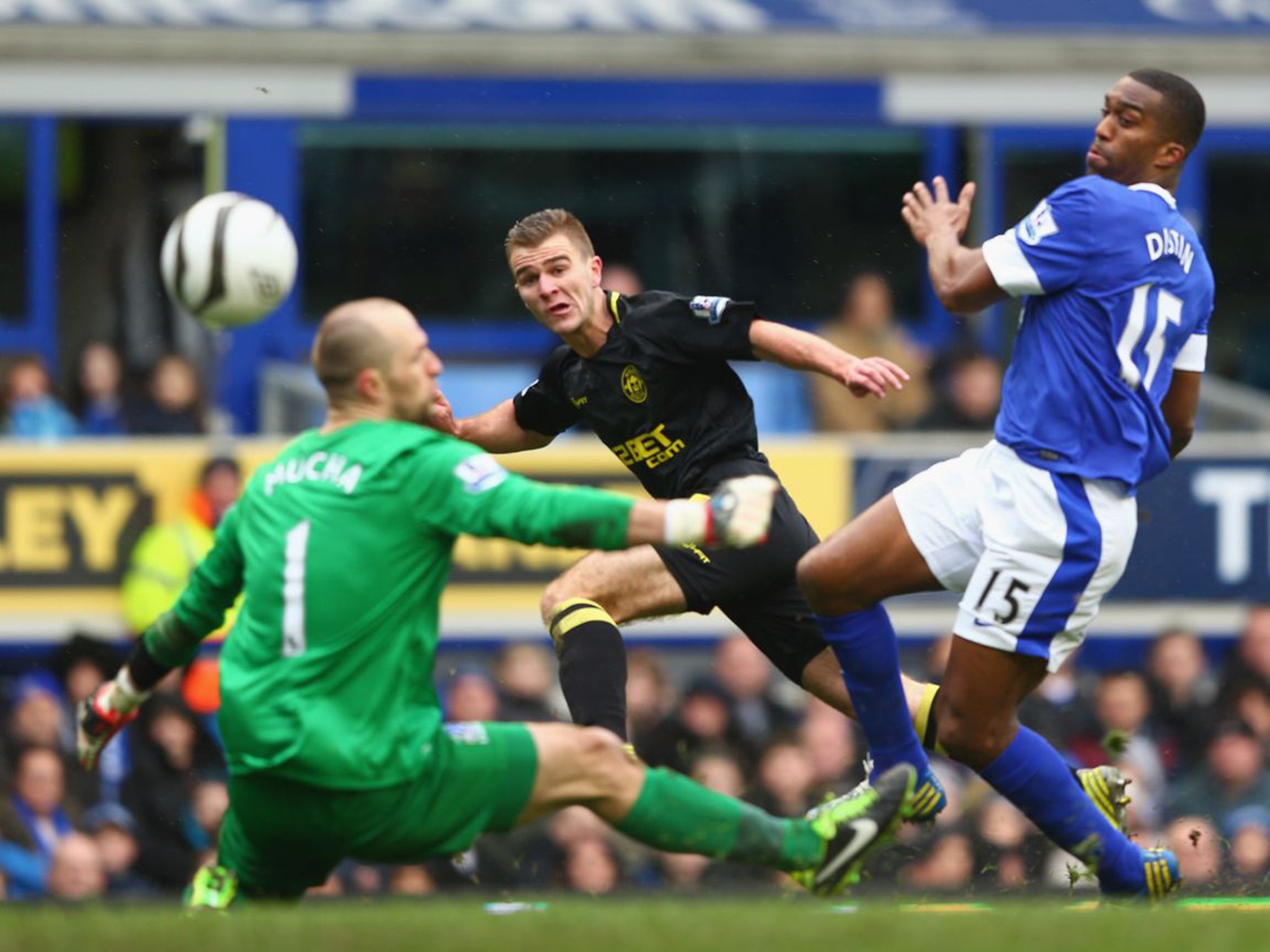 Home run: Callum McManaman’s goal against Everton in the 2013 FA Cup