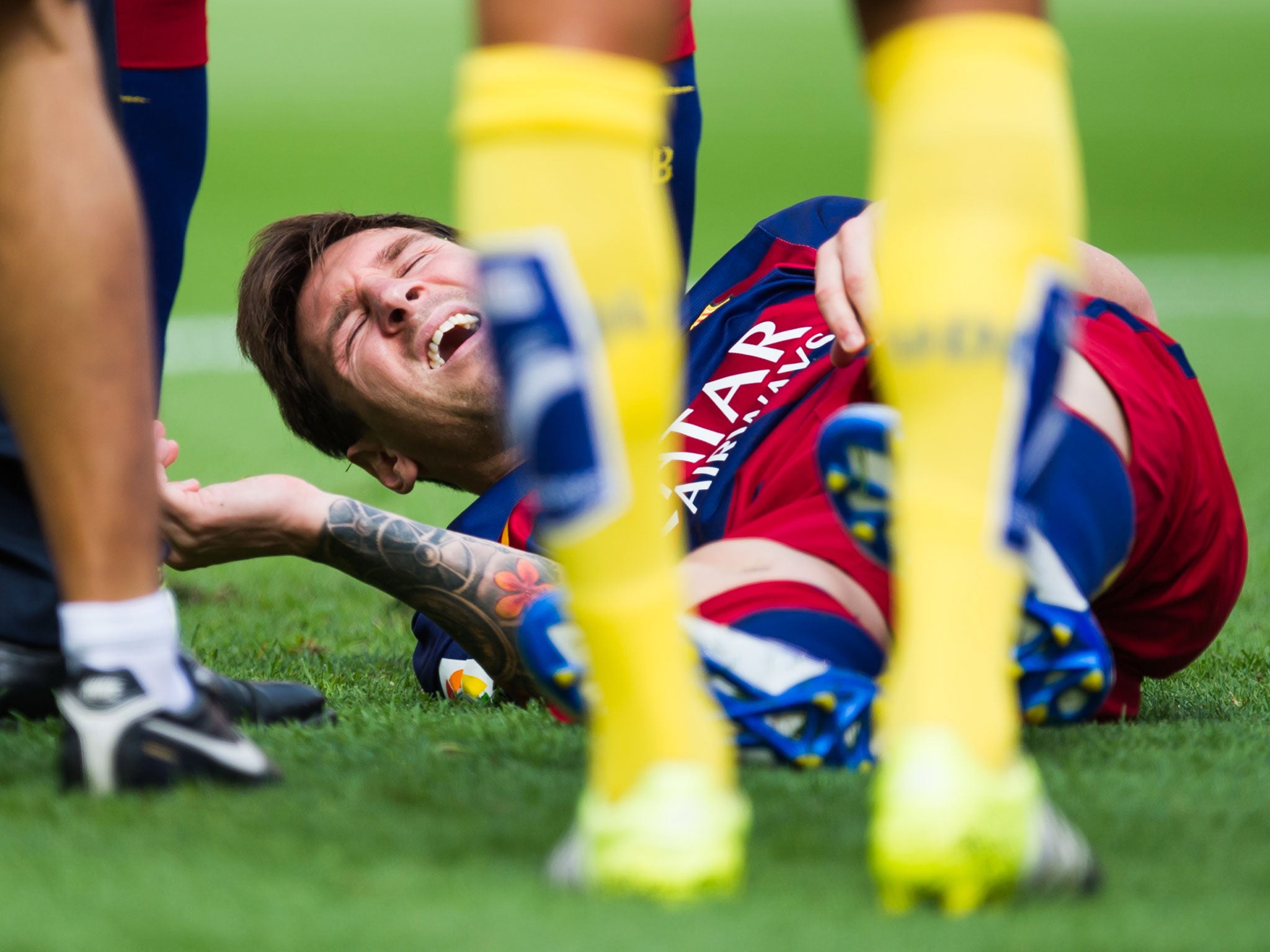 Lionel Messi is currently out injured