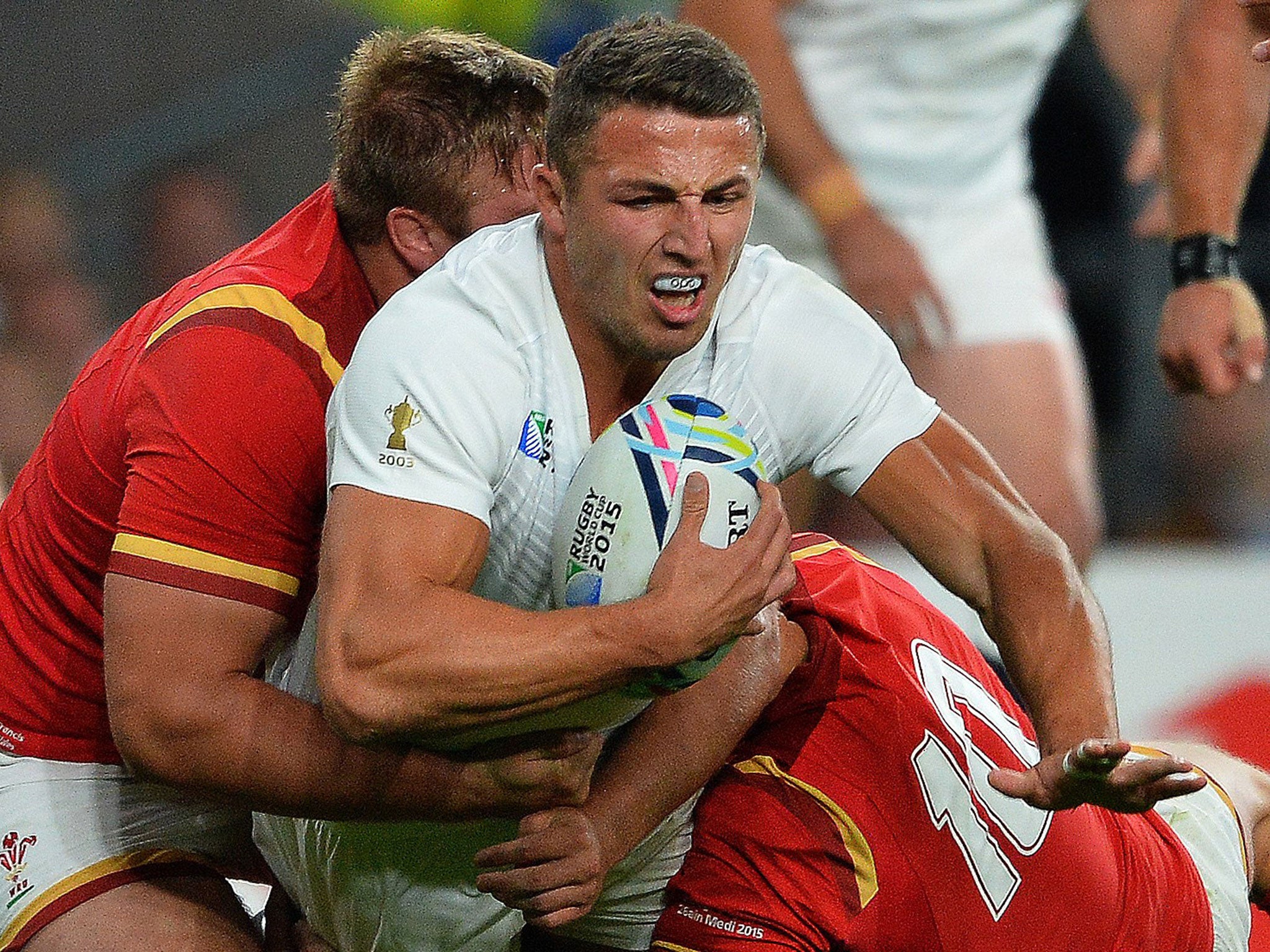 Sam Burgess in action