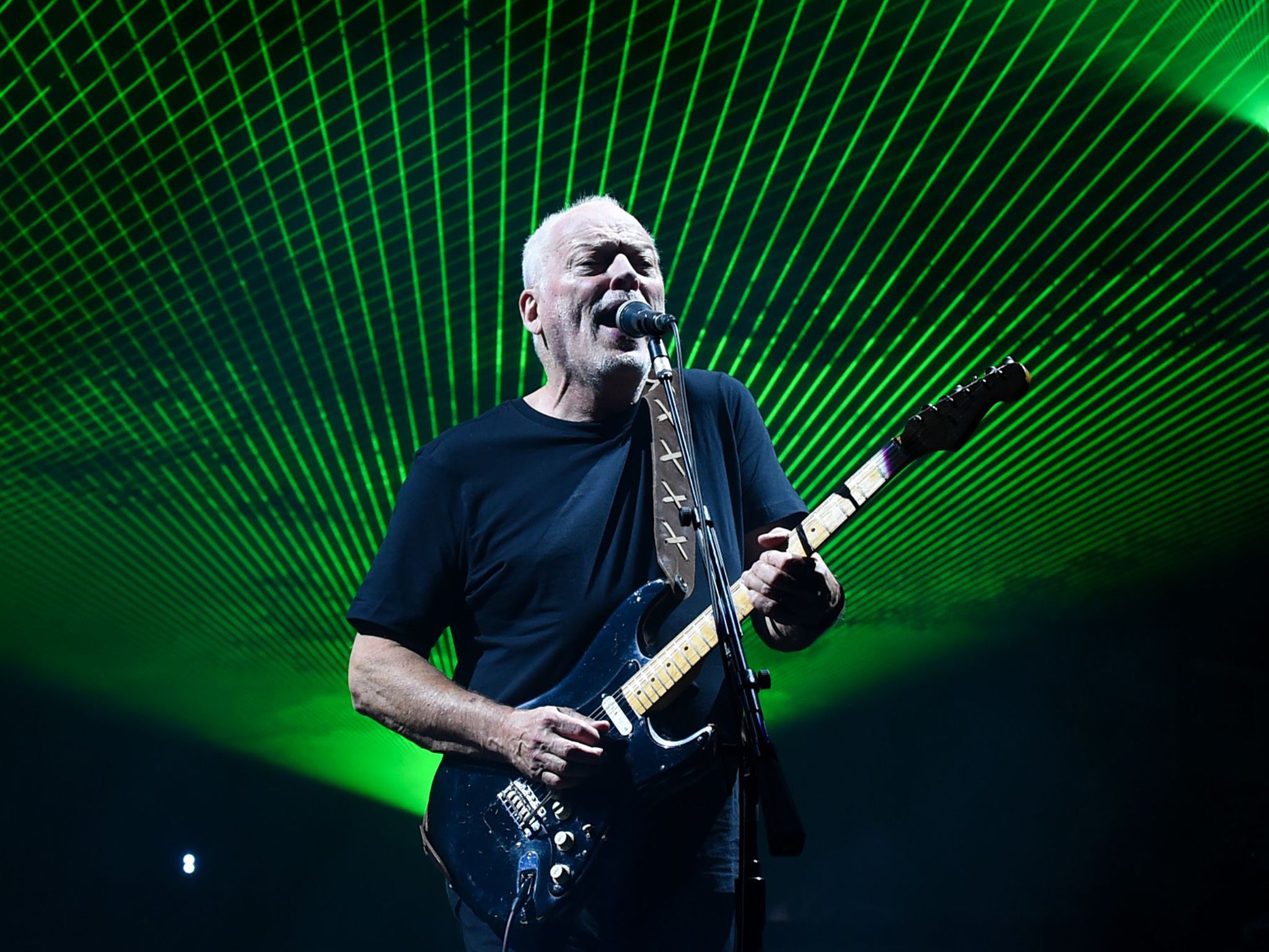 David Gilmour, whose son Charlie was jailed for violent disorder at a demonstration