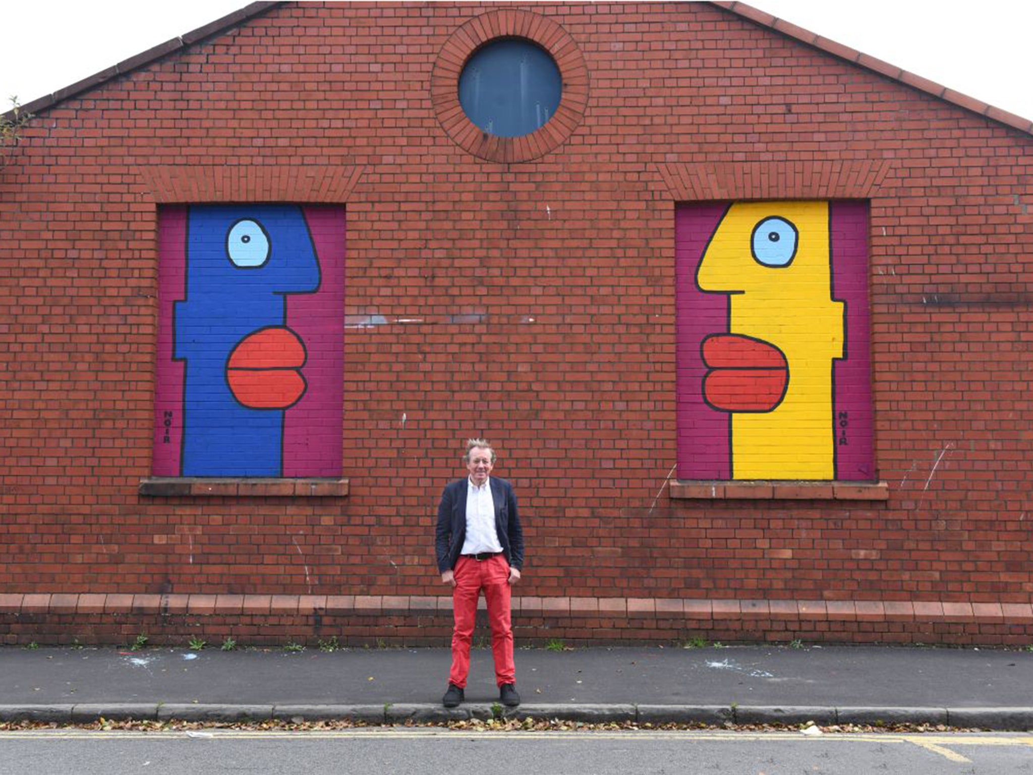 George Ferguson, in his trademark red trousers: ‘I want people to be able to stop me and tell me what they think’