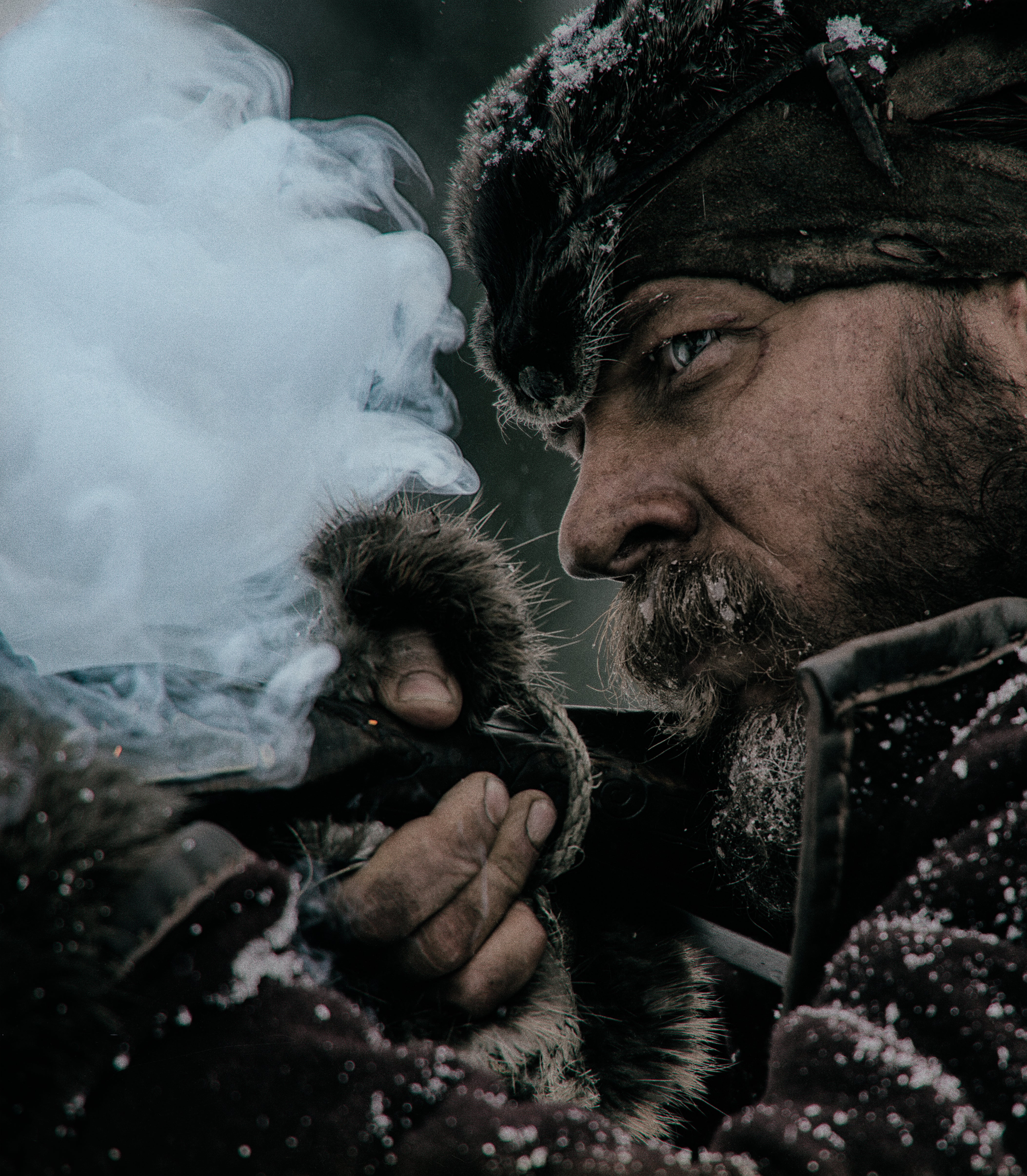 &#13;
Leonardo DiCaprio as 19th century fur trapper Hugh Glass&#13;