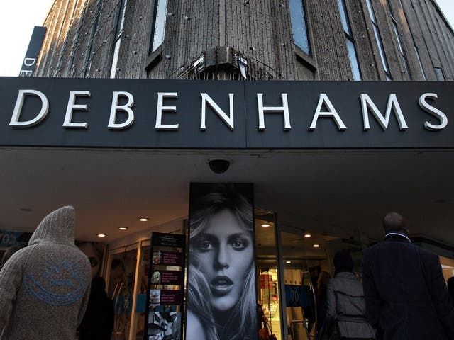 Debenhams in Oxford Street