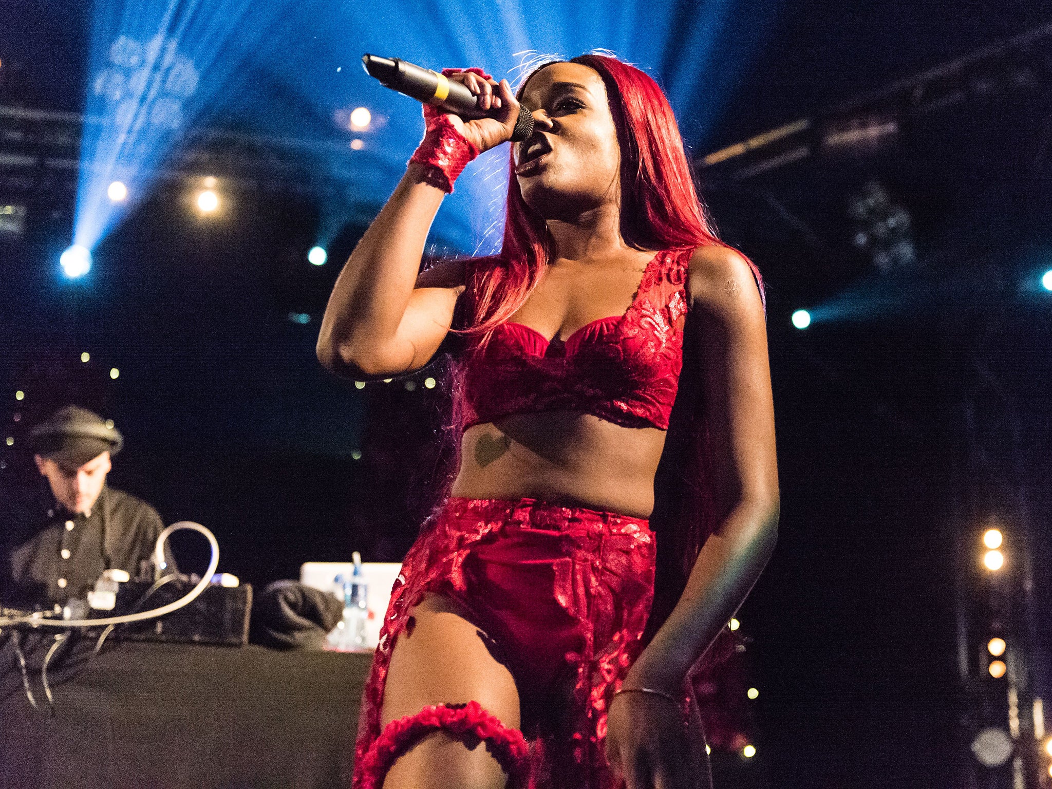 Azealia Banks performing at Reading Festival earlier this summer