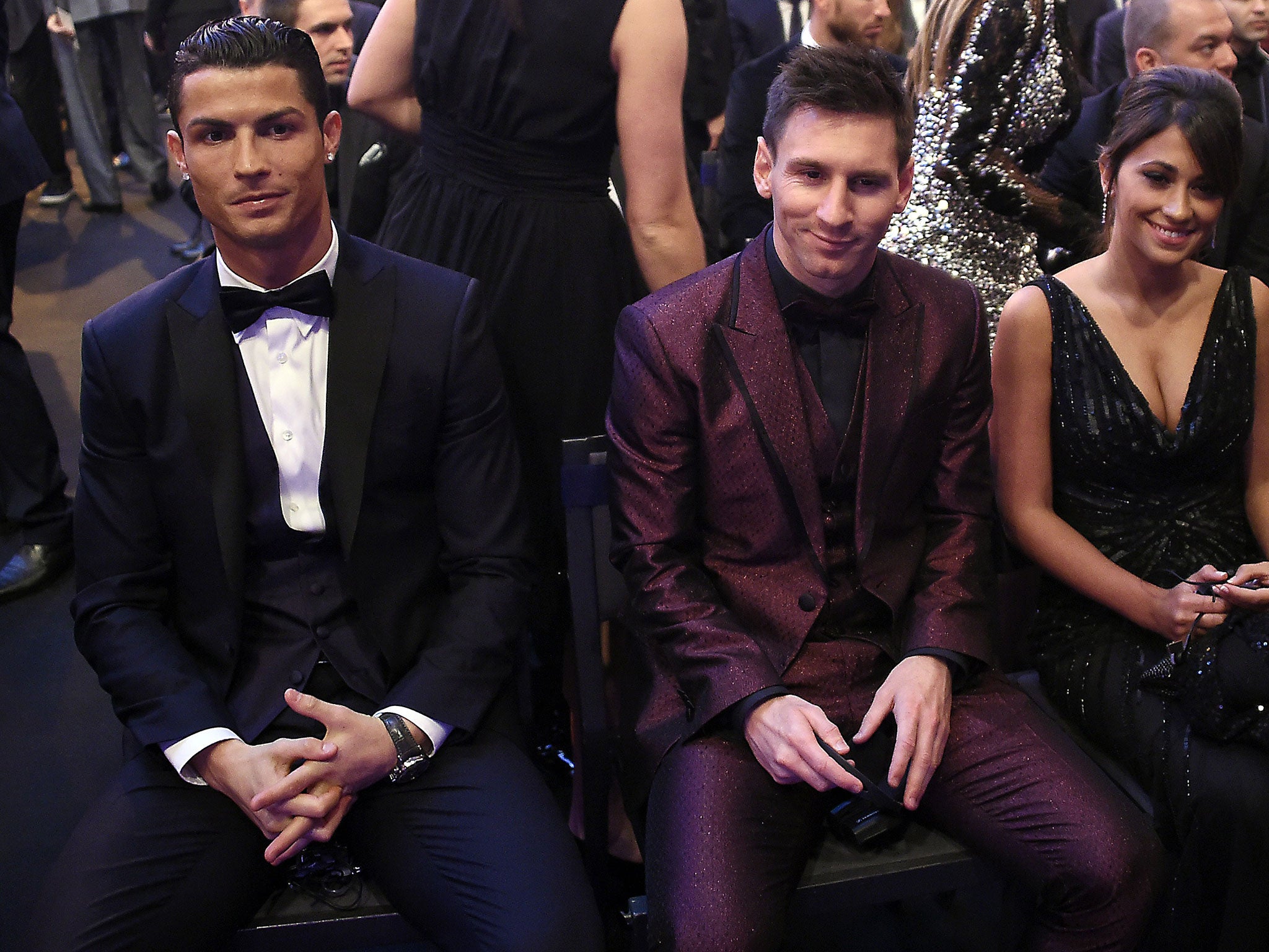 Ronaldo and Messi together in 2015