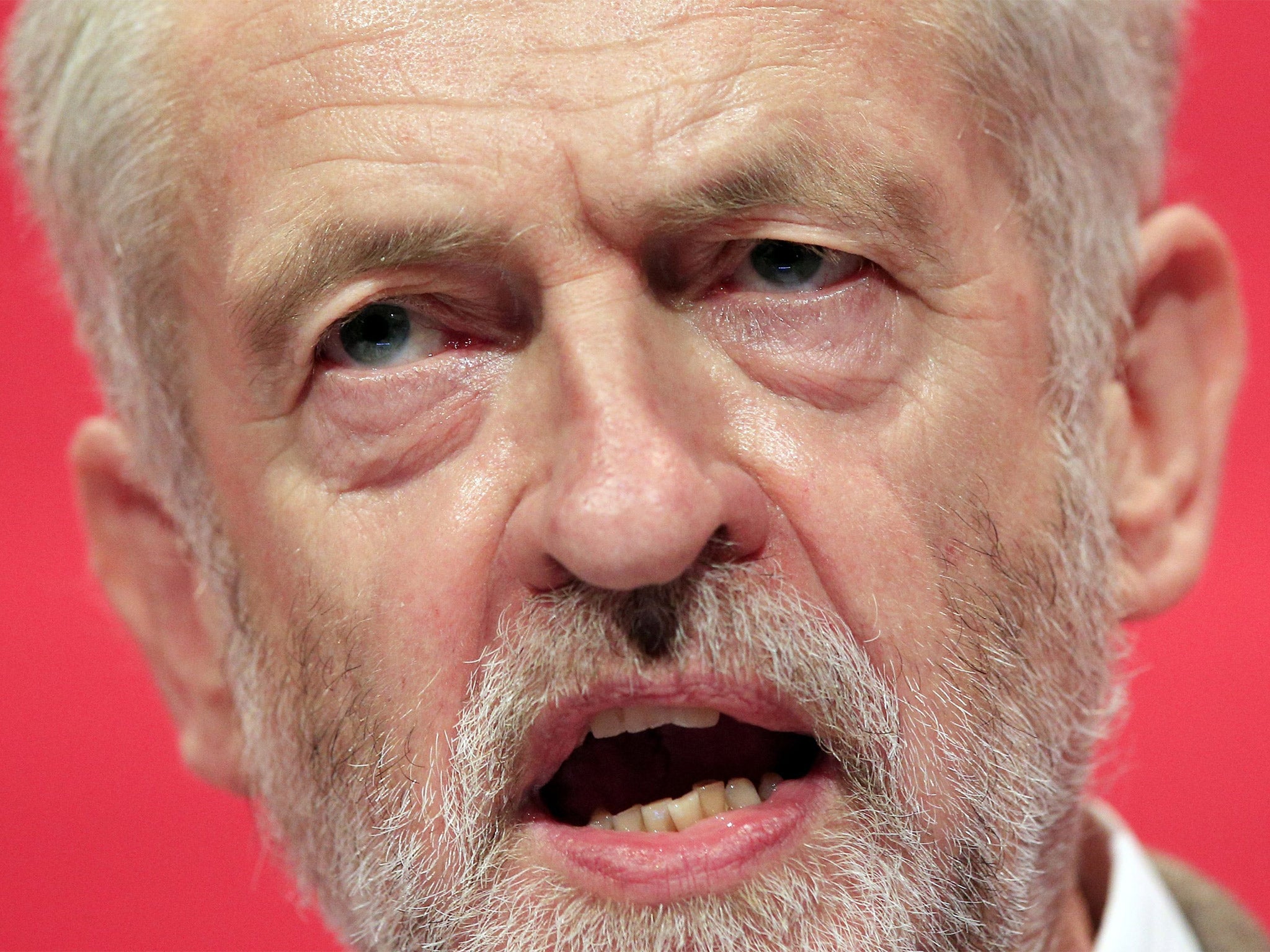 Jeremy Corbyn delivers his first keynote speech during the third day of the Labour Party conference in Brighton,