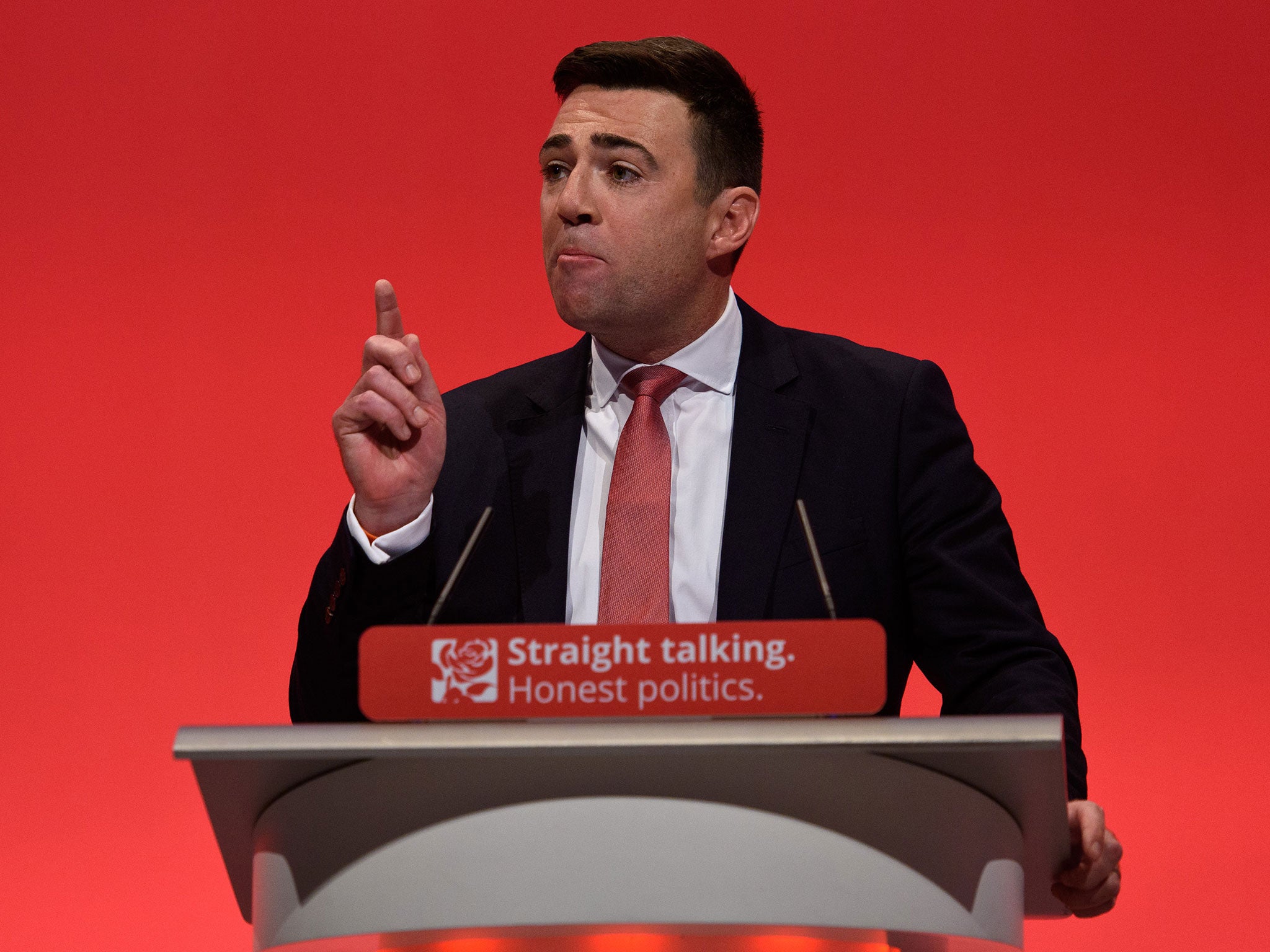 Andy Burnham, the shadow home secretary