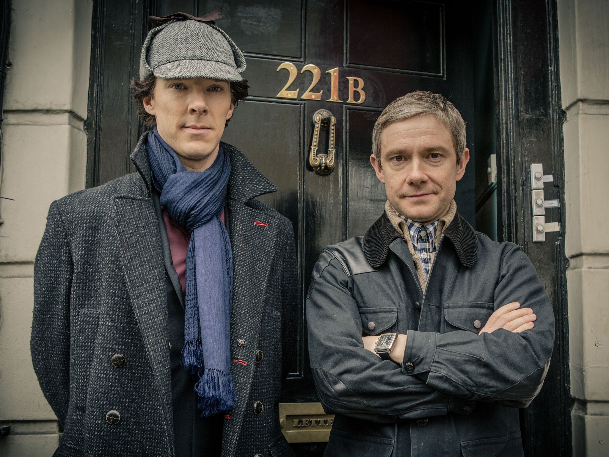 Benedict Cumberbatch and Martin Freeman's hectic schedules often make shooting Sherlock tricky