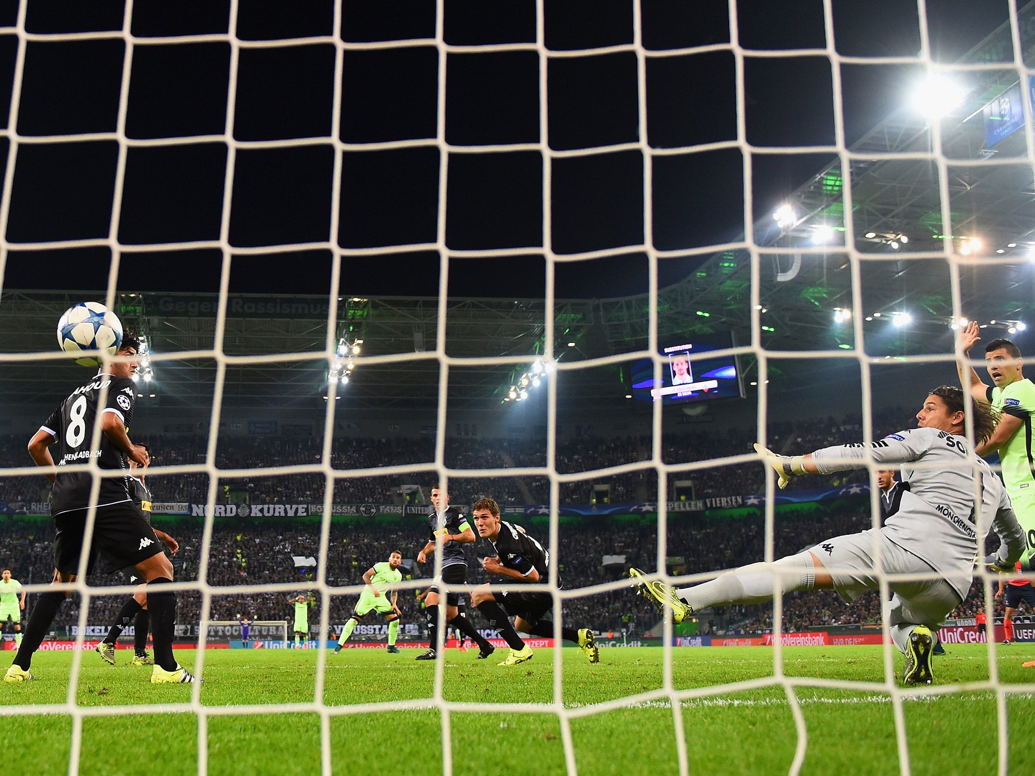 
Andreas Christensen deflects Nicolas Otamendi's shot into his own net 