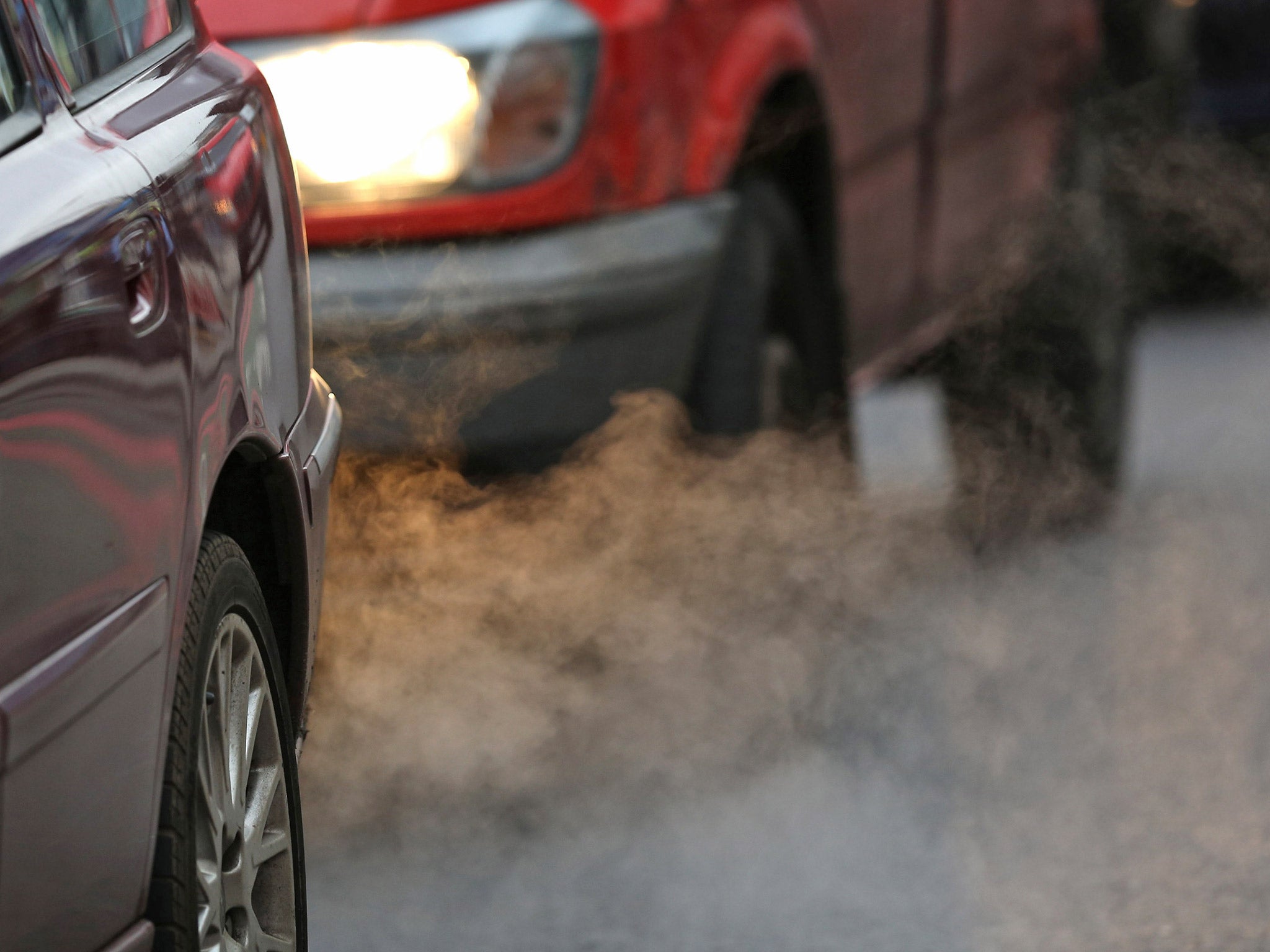 Rising levels of car pollutants are killing thousands of Britons every year (Getty)