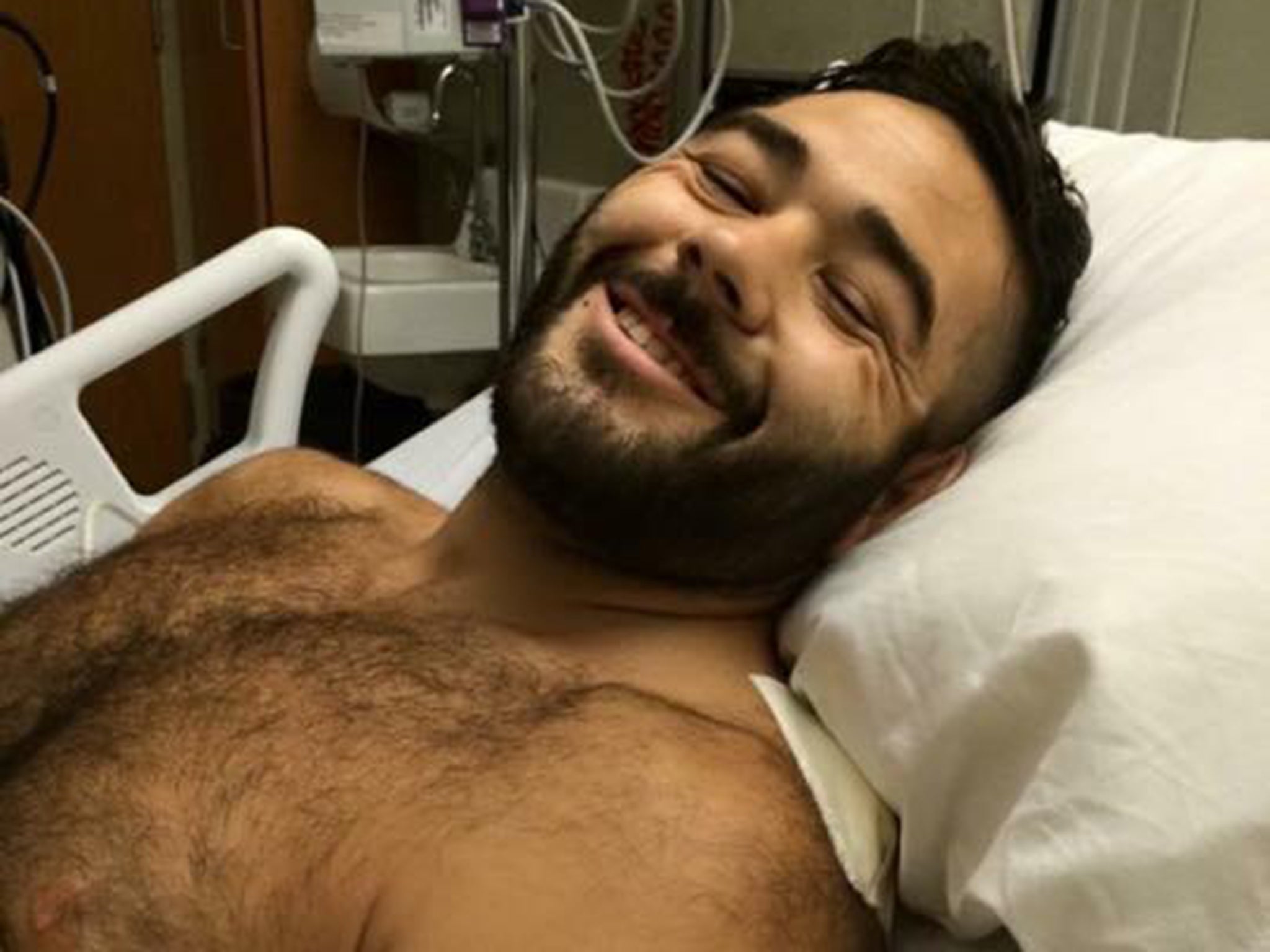 Chris Mintz, Oregon college shooting hero, who was shot seven times as he charged the gunman