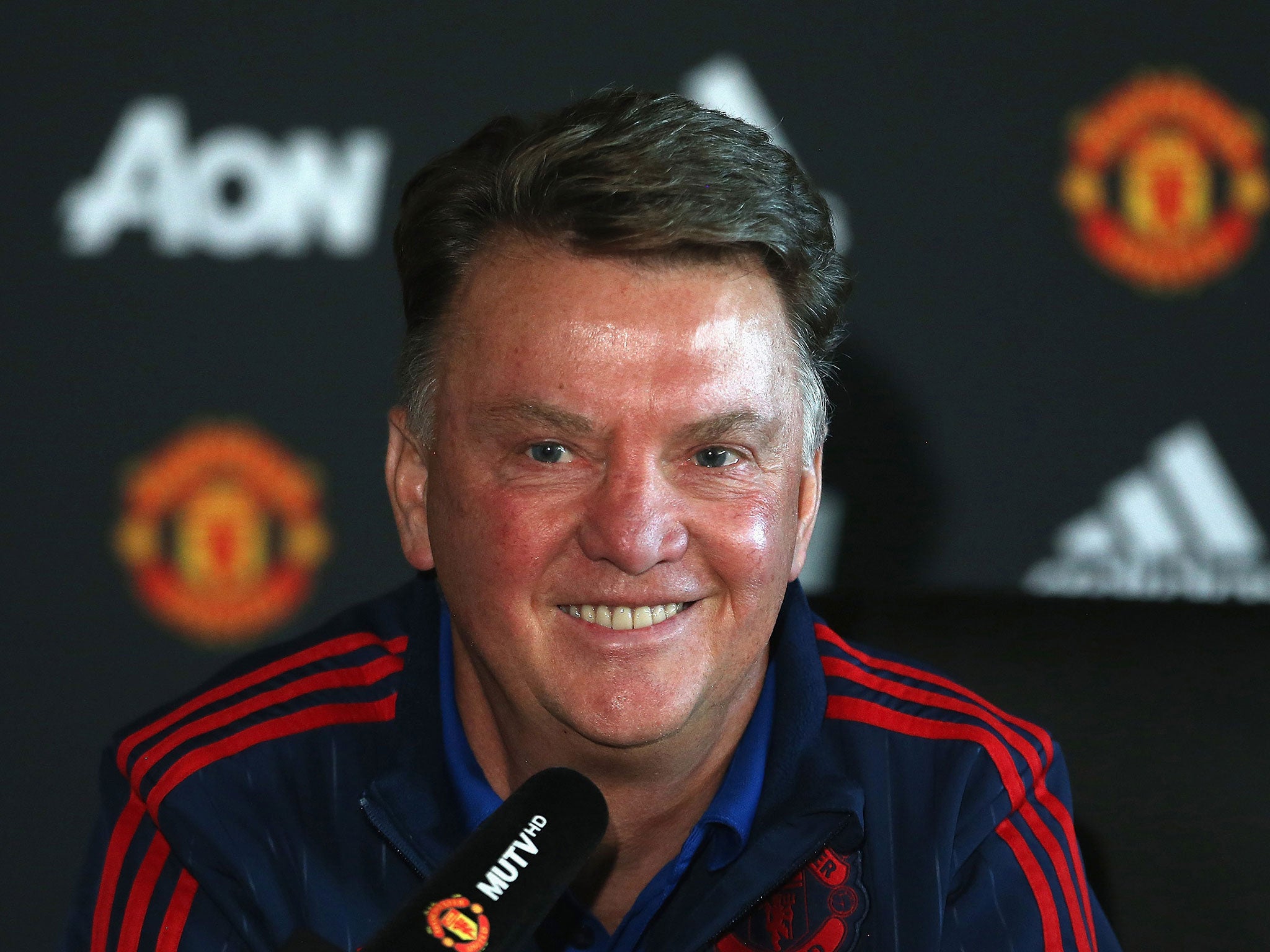 Manchester United manager Louis van Gaal