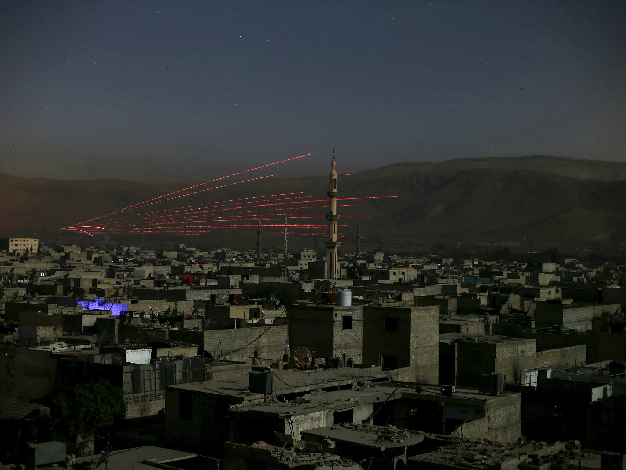 Fighting between government forces and the umbrella group the Army of Islam in Douma, near Damascus this week