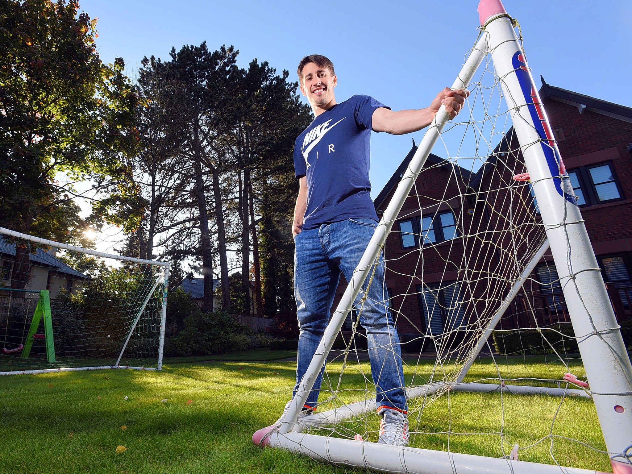 Bojan at his home in Cheshire