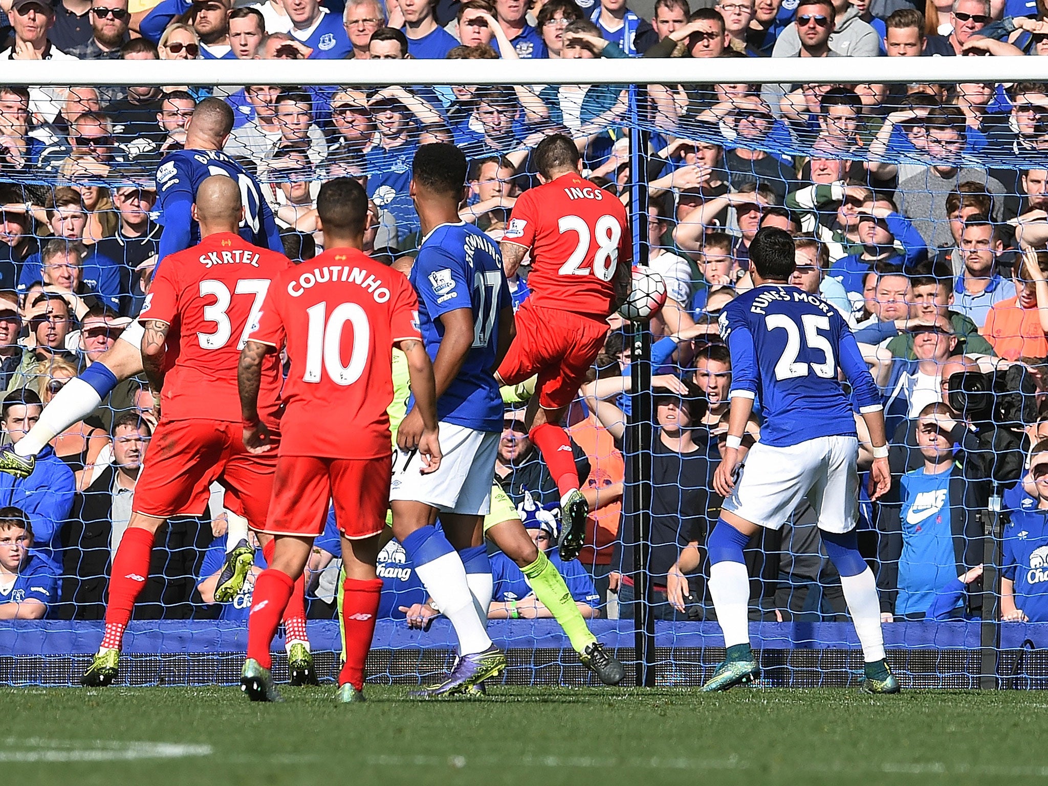 Danny Ings scores the opening goal