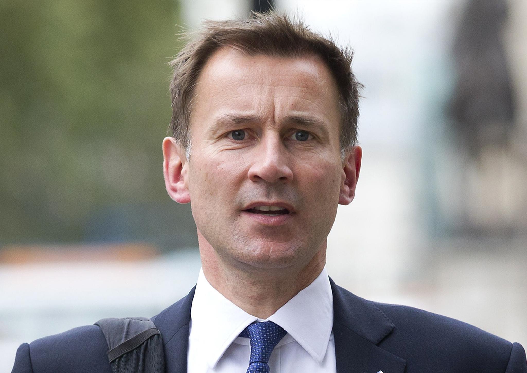 Health Secretary Jeremy Hunt