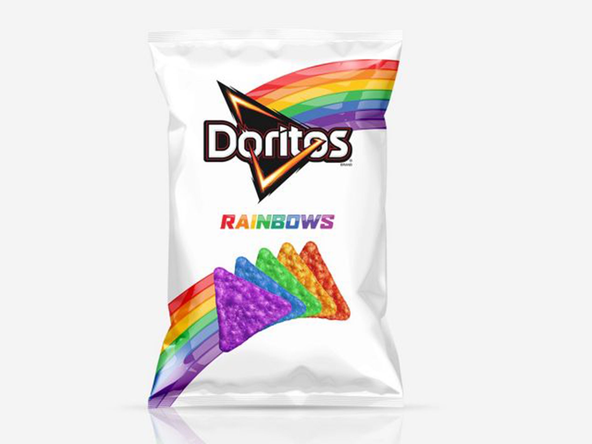 Frito-Lay offered to send a bag of its rainbow-coloured Doritos to anyone who donated $10 or more to the It Gets Better project