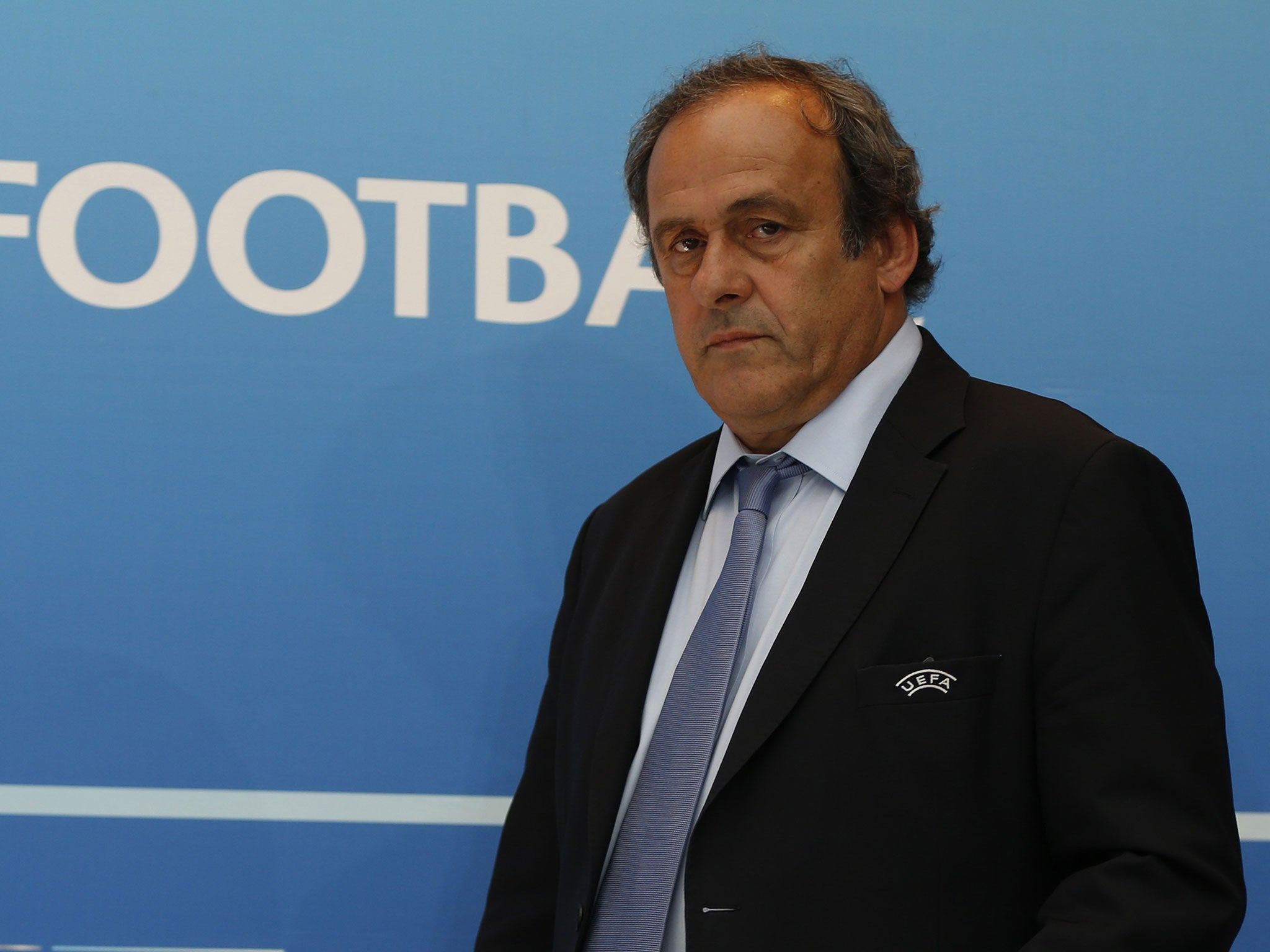 Uefa president Michel Platini