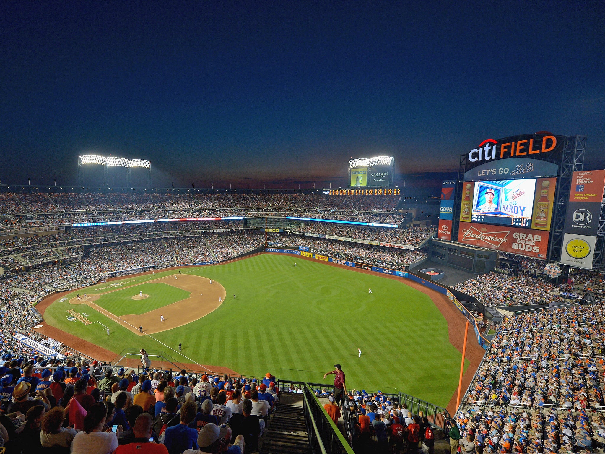 The Citi Field stadium will play host to the match between Sachin’s Blasters and Warne’s Warriors (Getty)