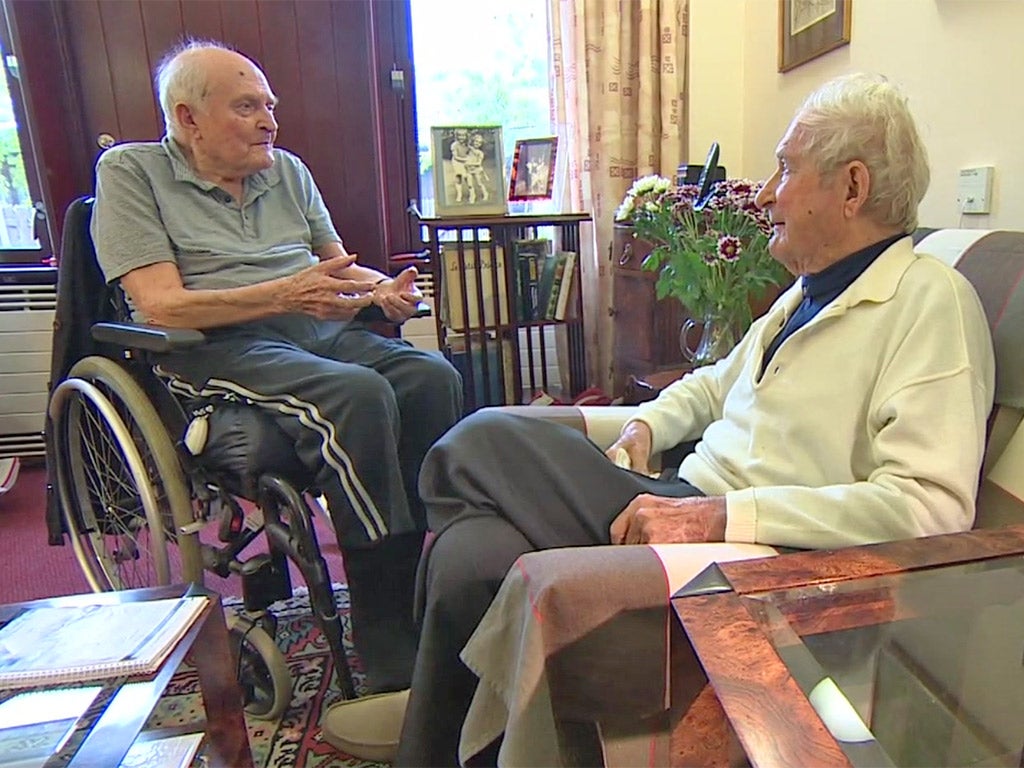 Brothers in arms: Mr Borowiec (right) and Mr Stopczynski