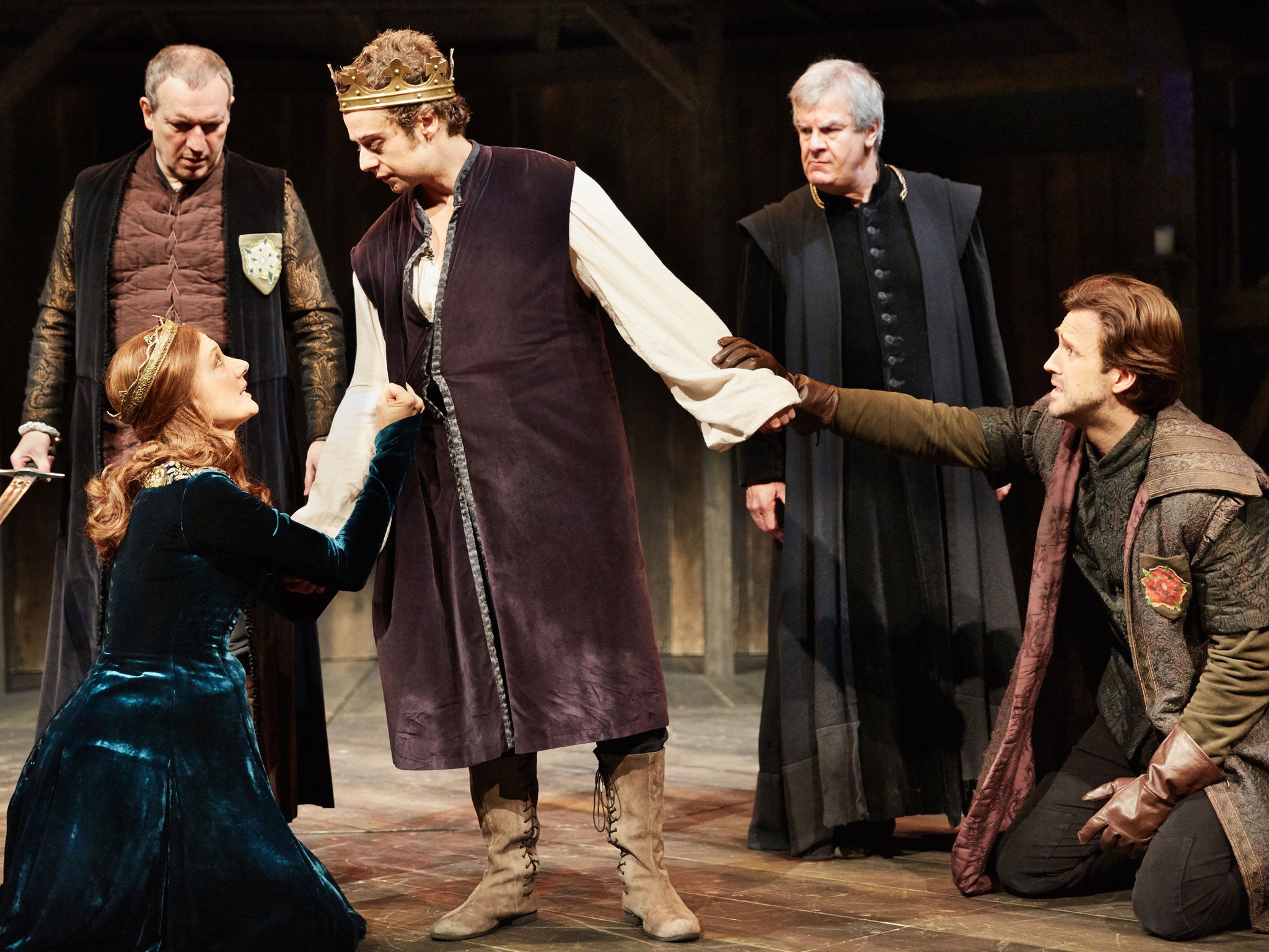 Alex Waldmann is excellent as Henry VI