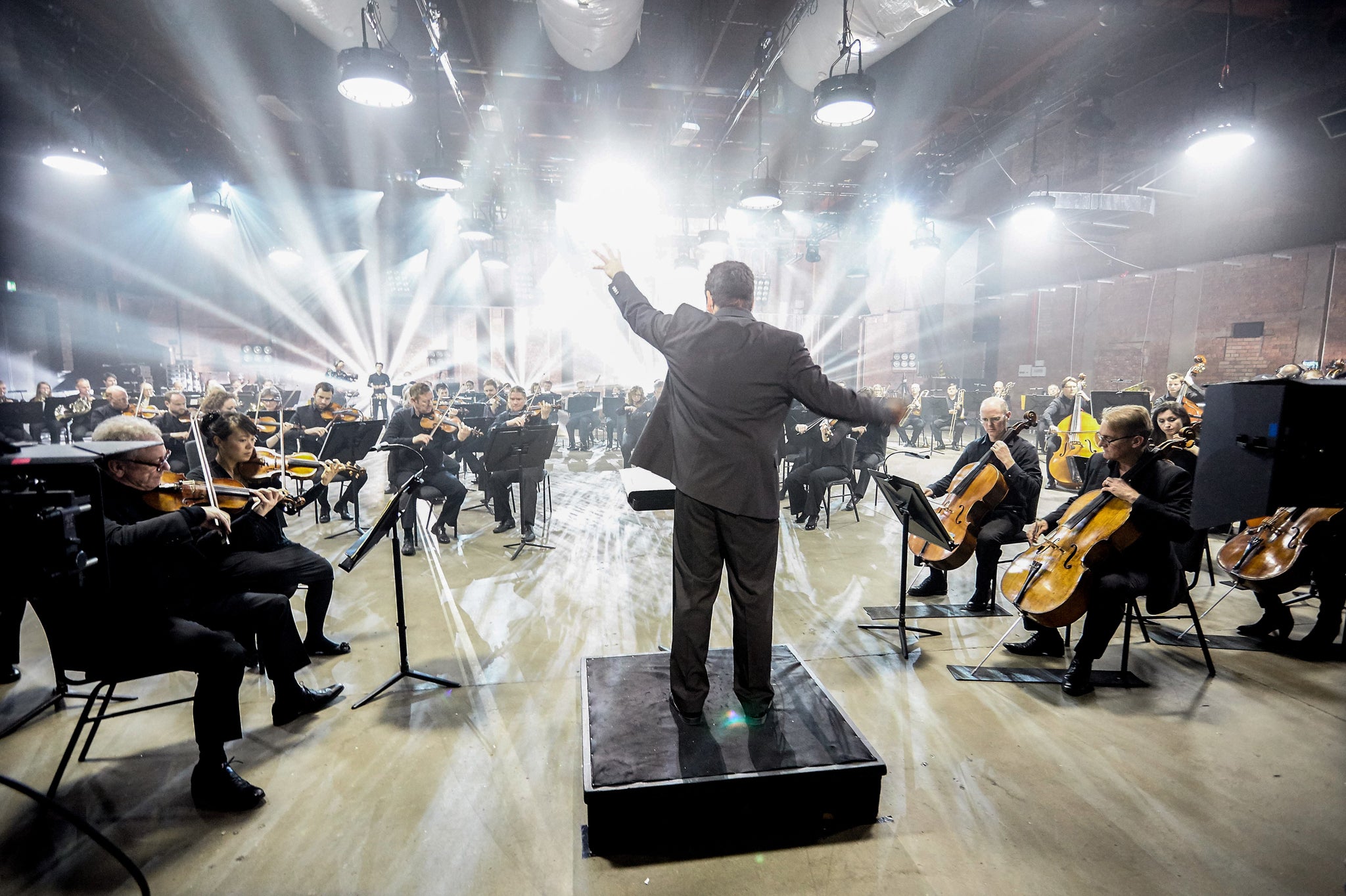 The BBC Philharmonic and conductor Alpesh Chauhan