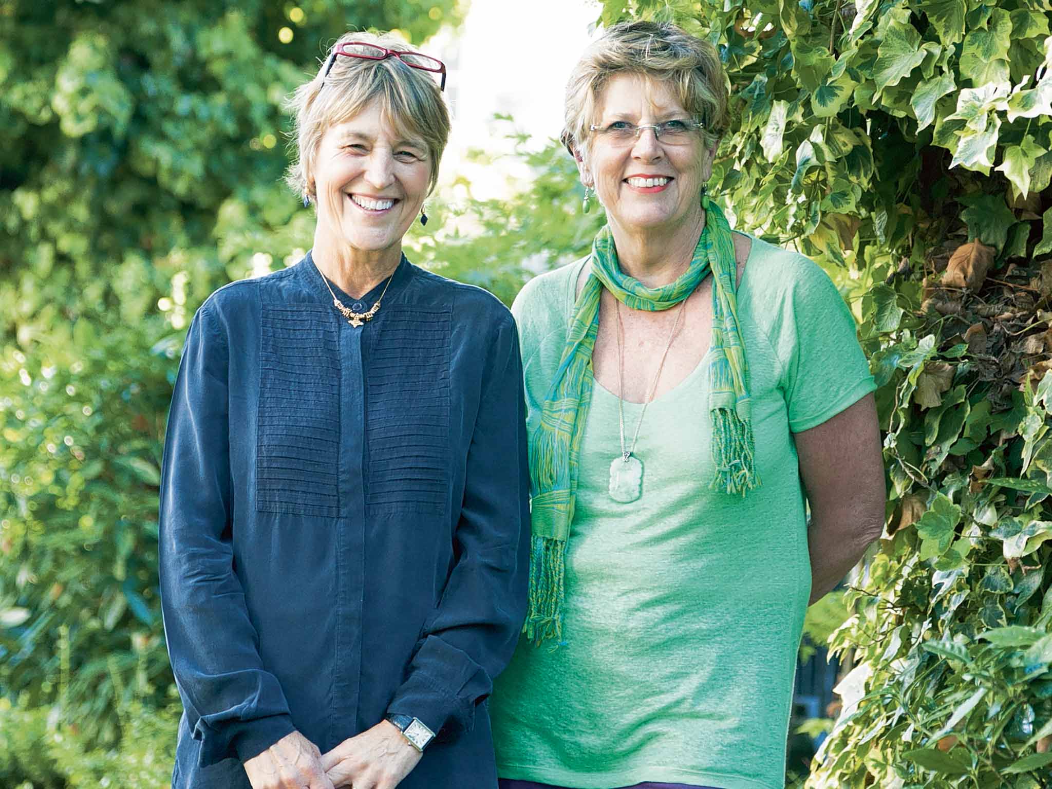 Caroline Waldegrave and Prue Leith