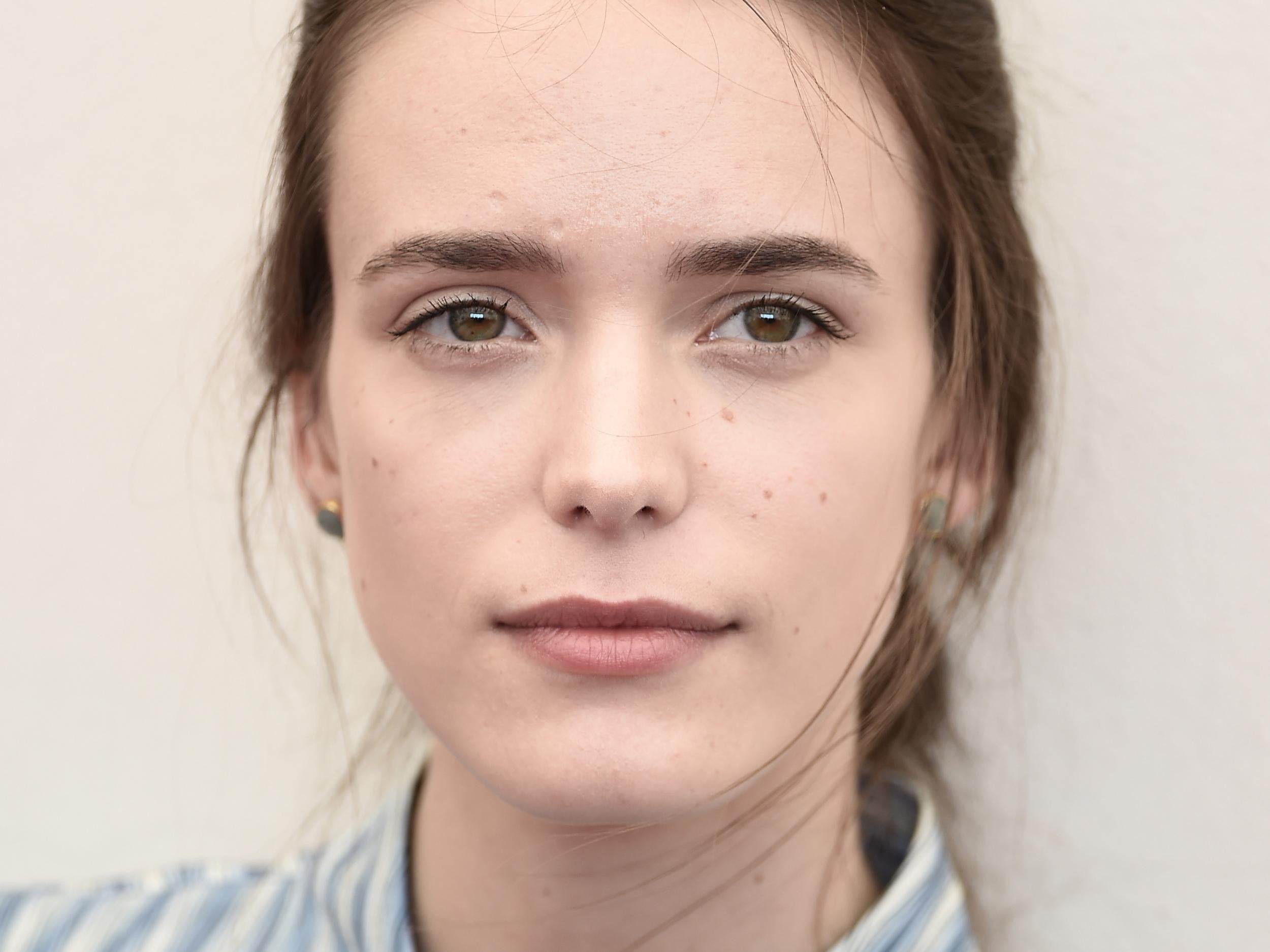 Actress Stacy Martin attends a photocall for 'Taj Mahal' during the 72nd Venice Film Festival