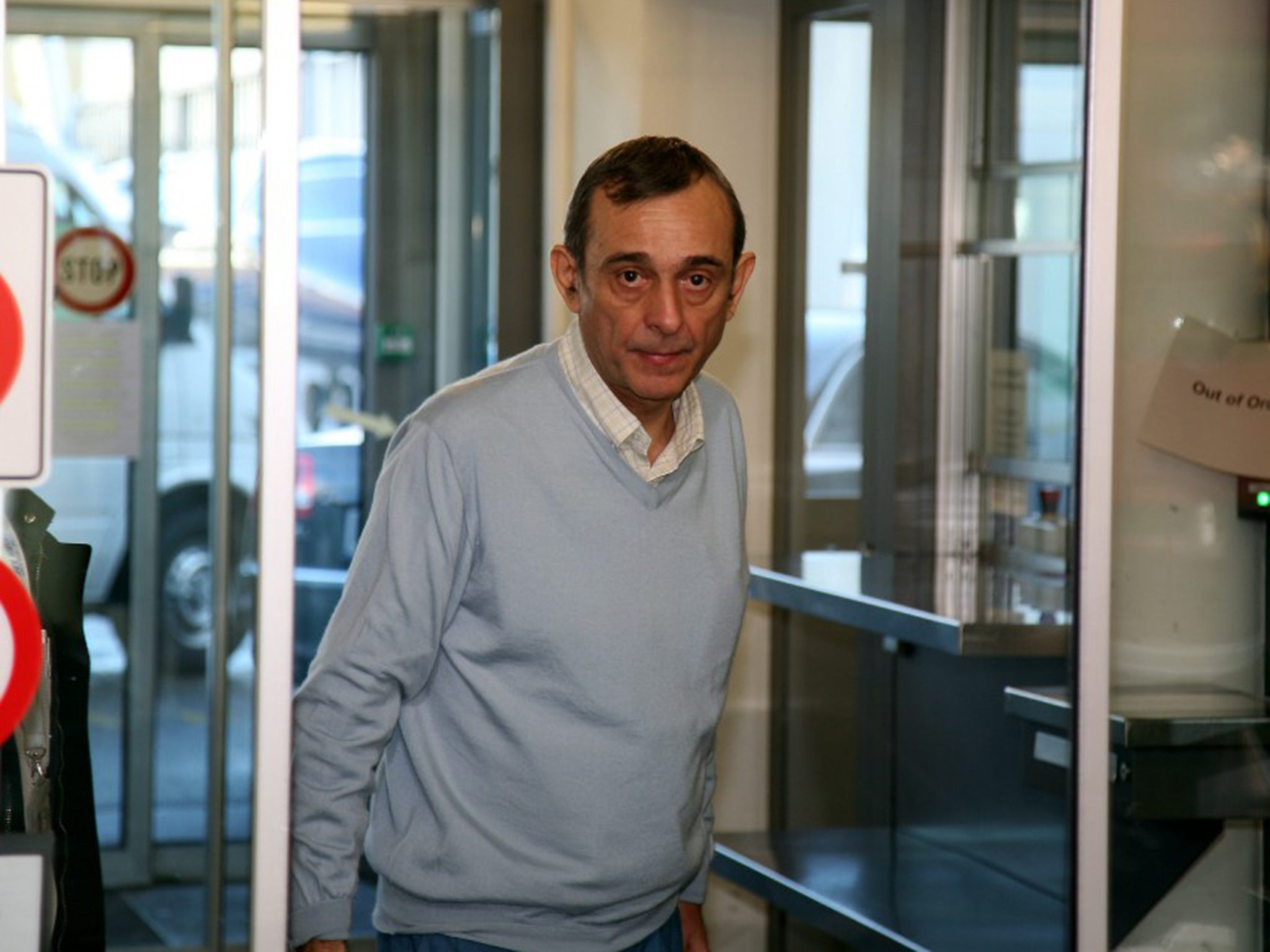 Dauphin at Zurich airport in 2007 following his release after five months in jail in Ivory Coast