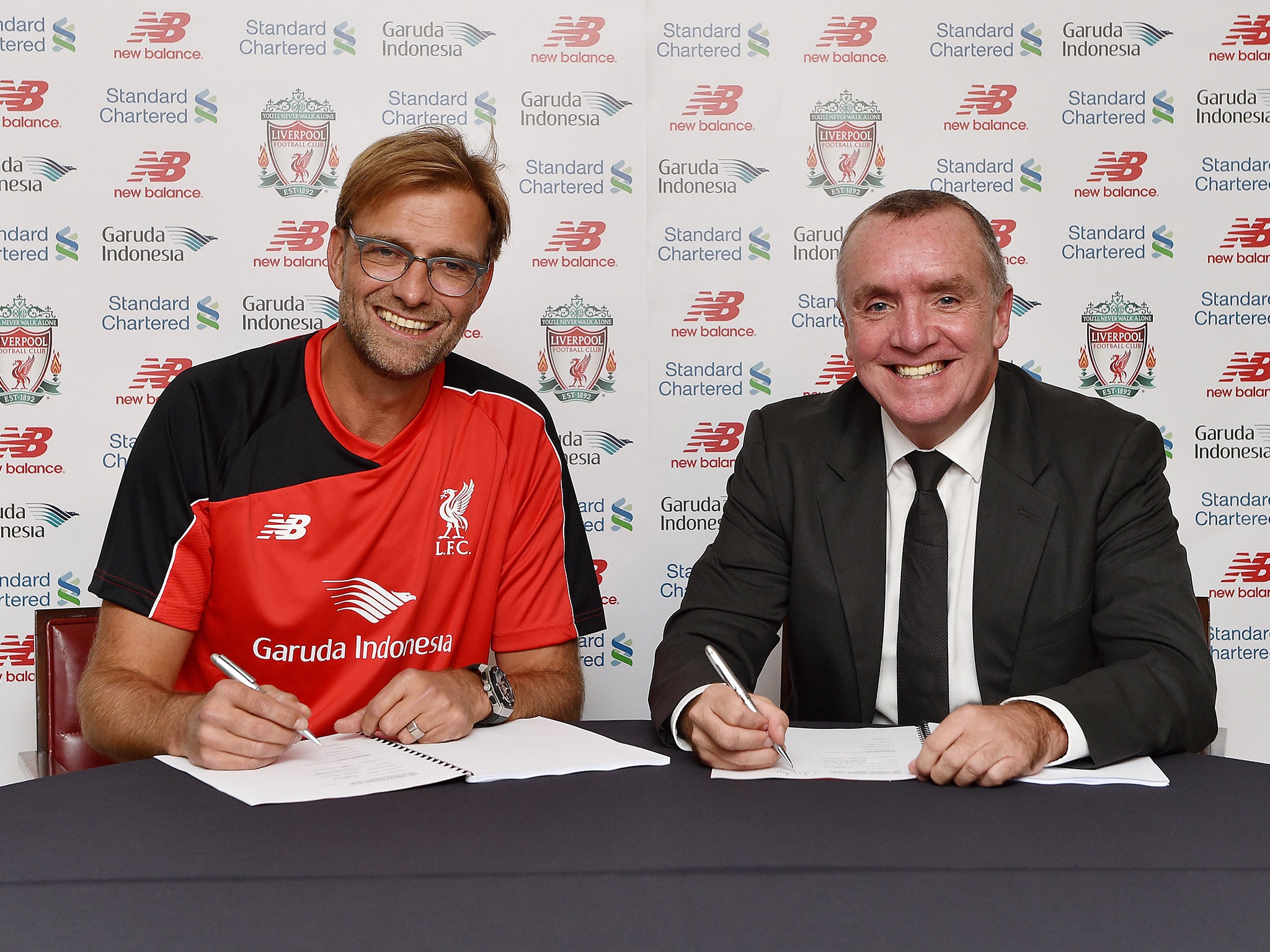 Klopp will paid in the region of £5m-a-year for his services