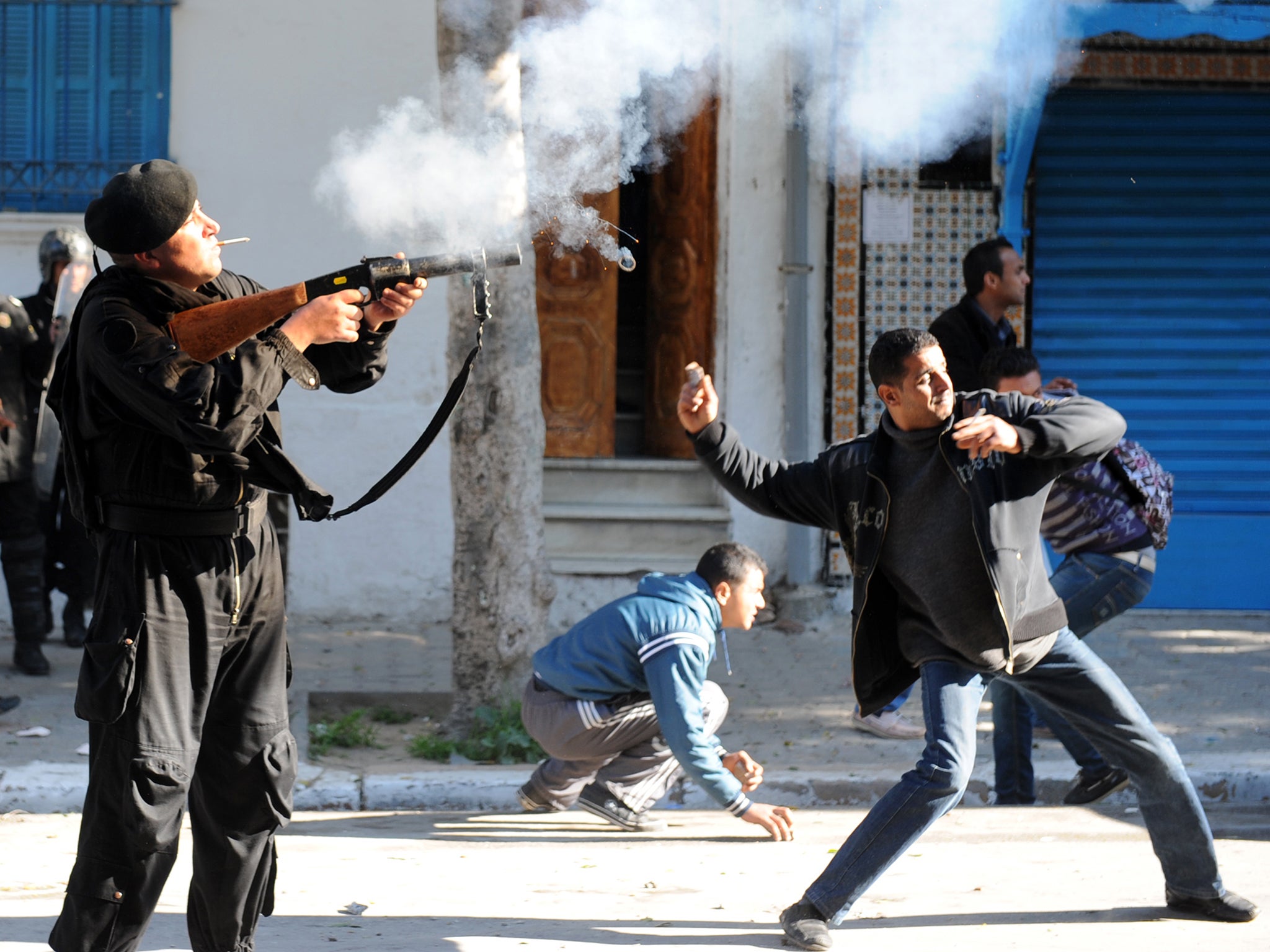 The Arab Spring uprising in Tunisia was a popular fight against ruling elites