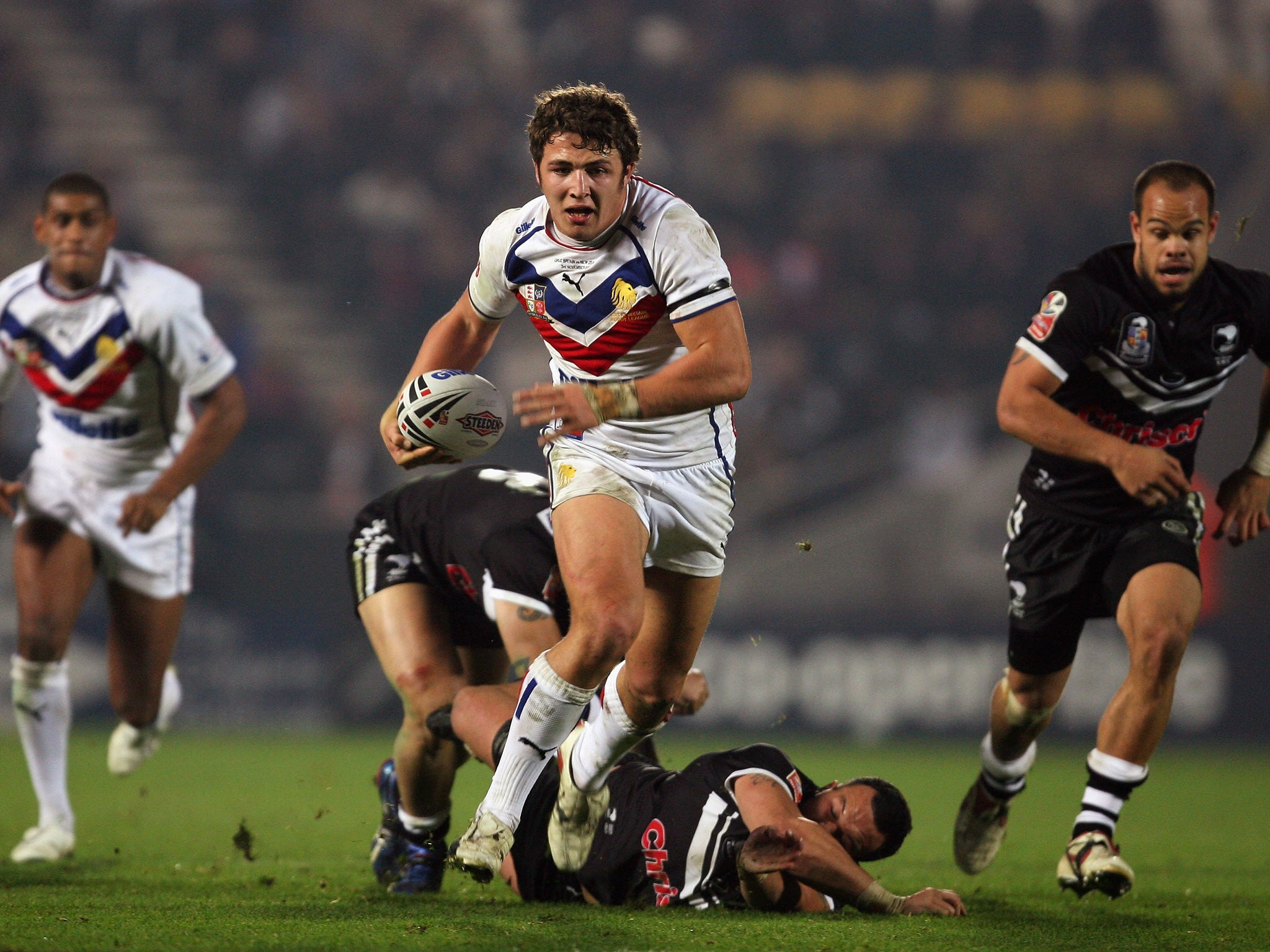 Burgess in his rugby league days