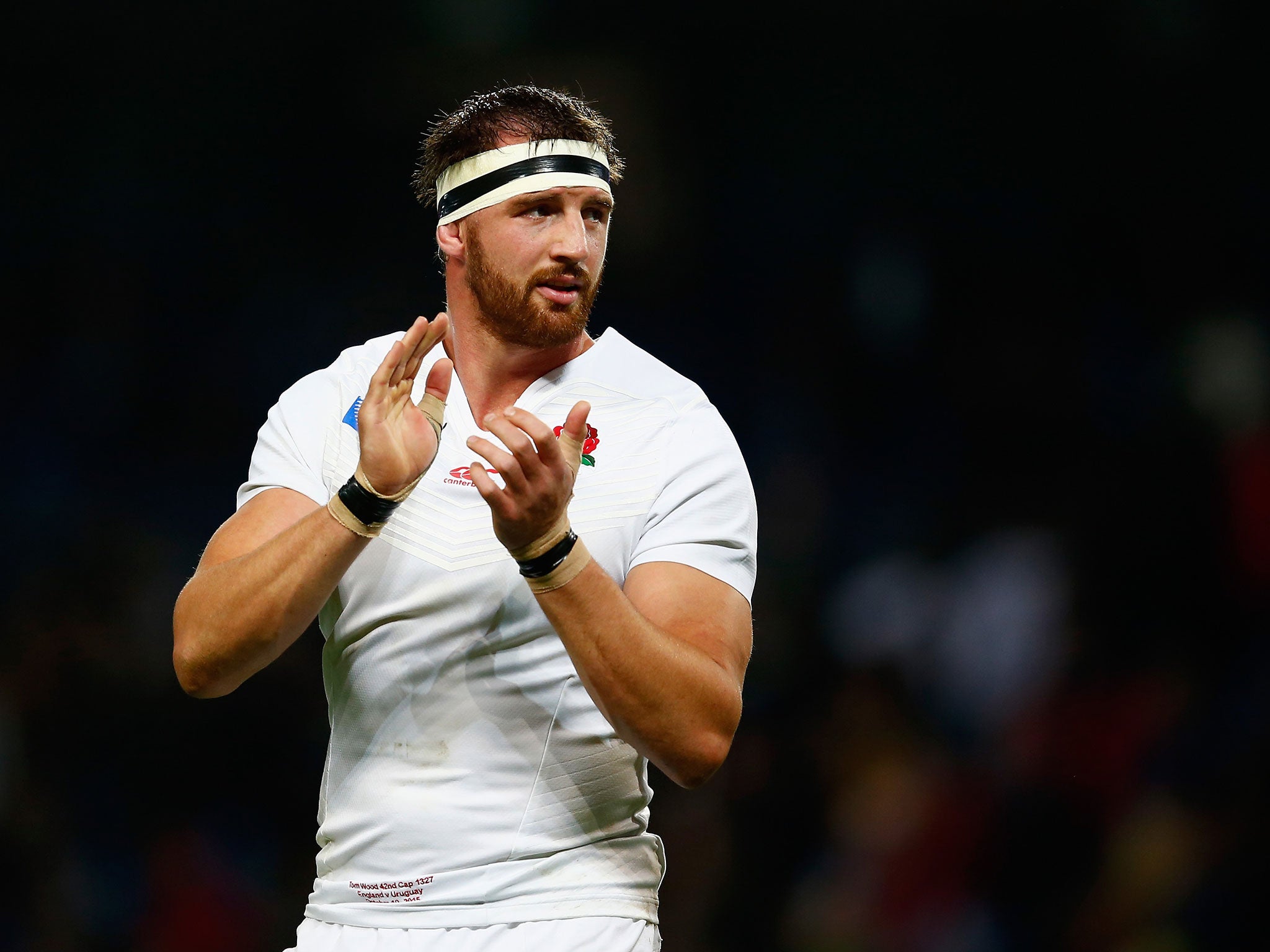 England flanker Tom Wood is willing to take on the captaincy if Chris Robshaw vacates the role