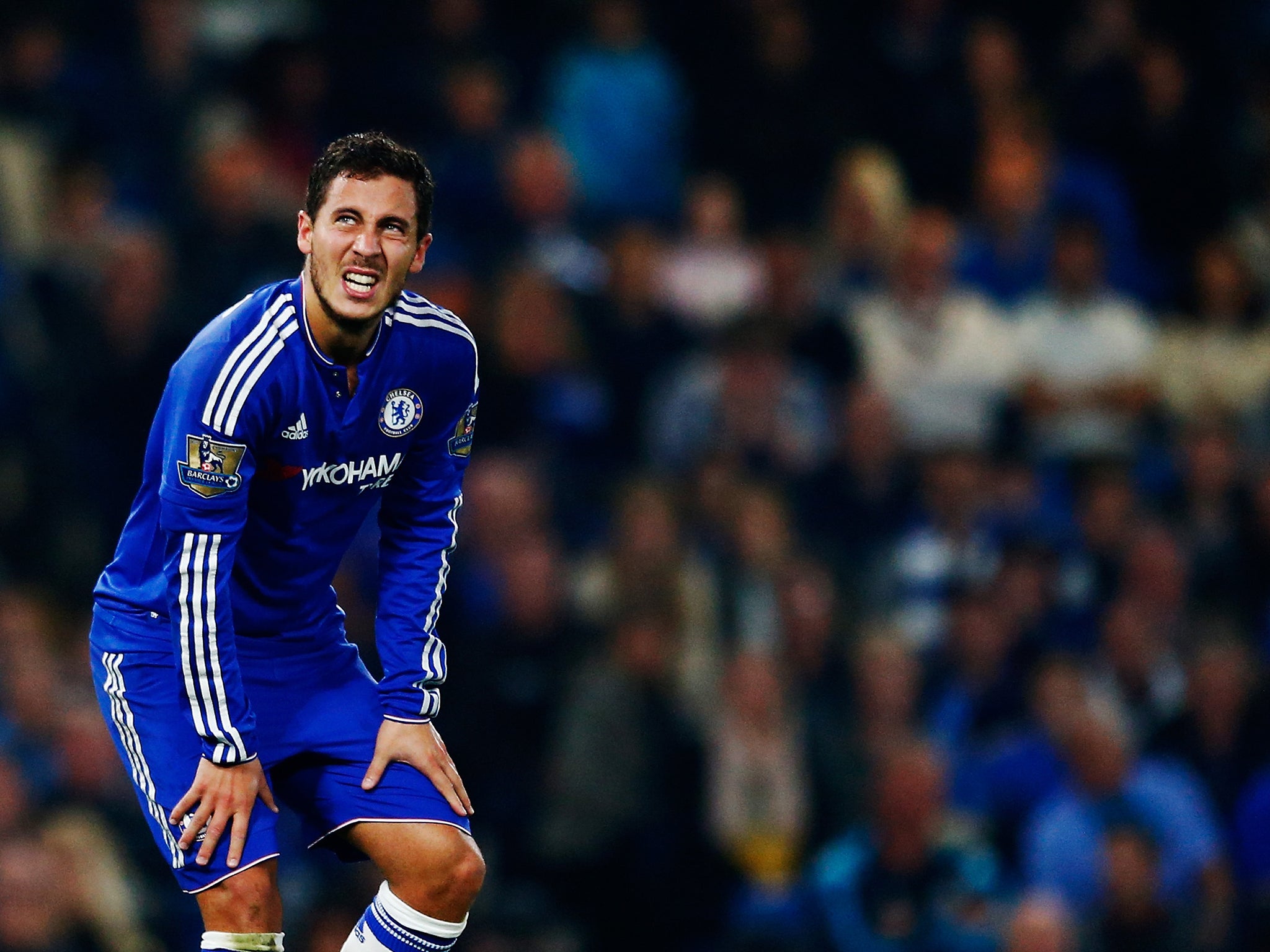 Reigning player of the year Eden Hazard looks tired and has been ineffective