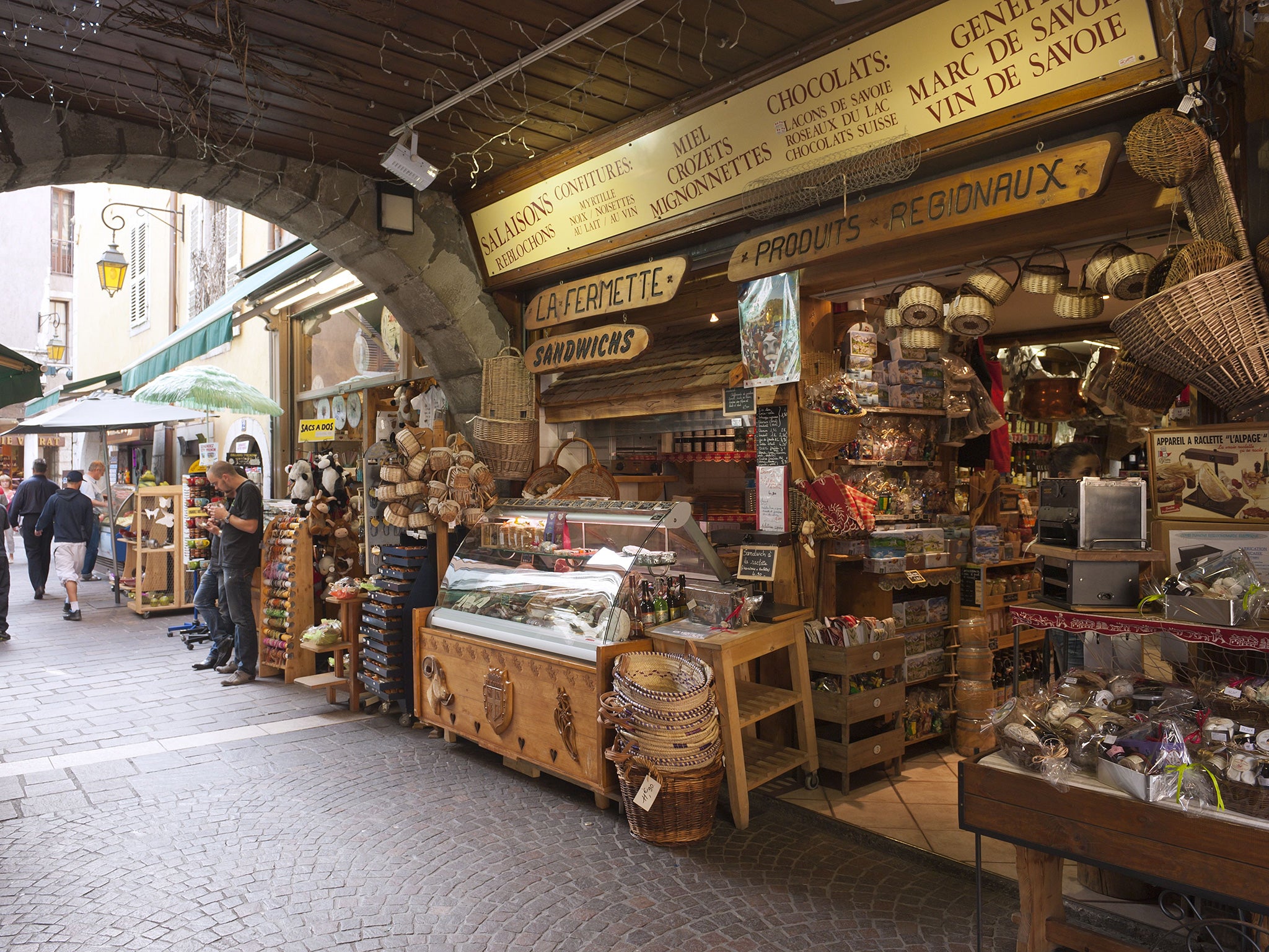 A patisserie in the Annecy Old Town