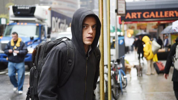 Rami Malek as Eliot in Mr. Robot