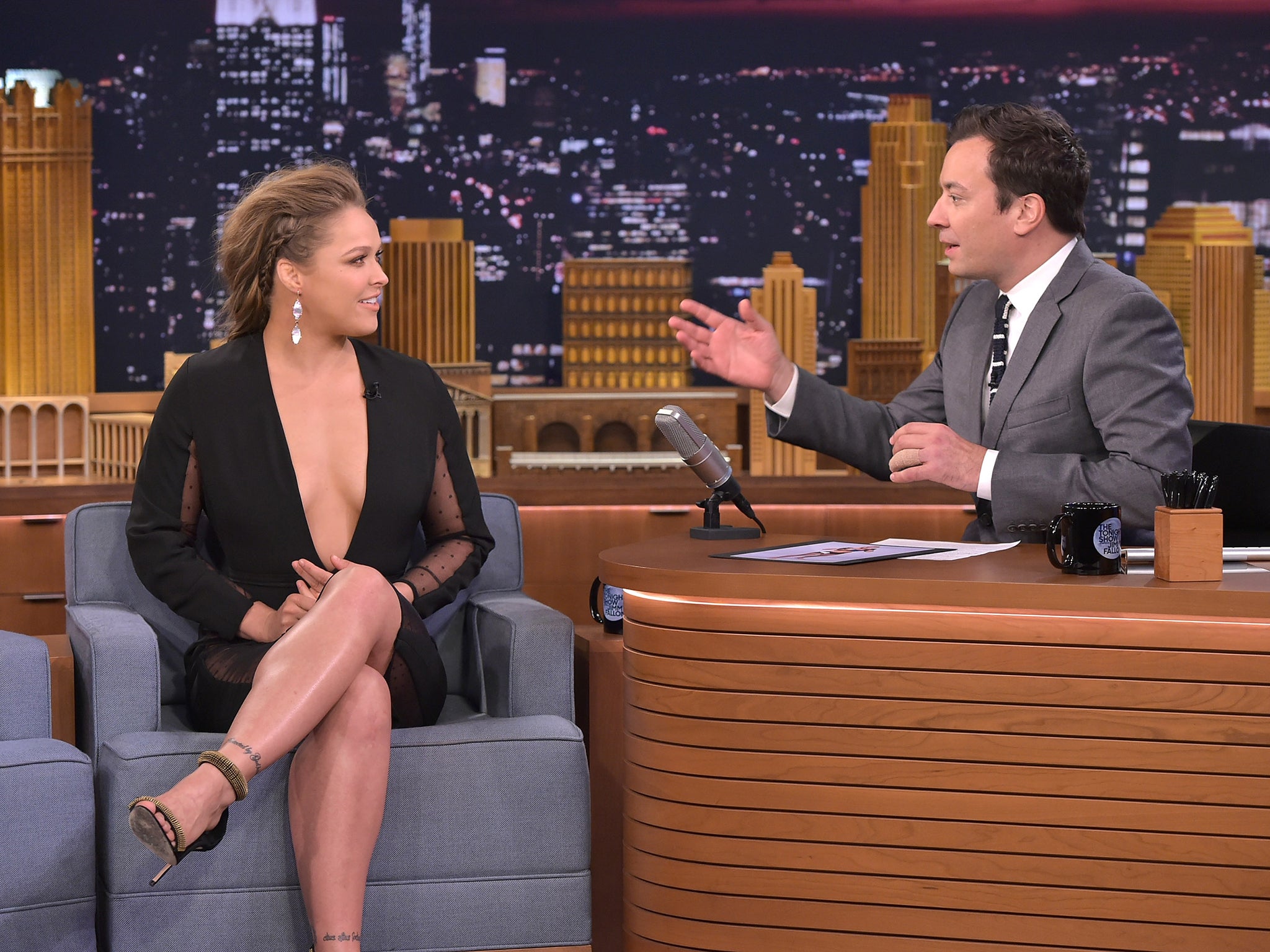 Rousey on Jimmy Falon's Tonight Show