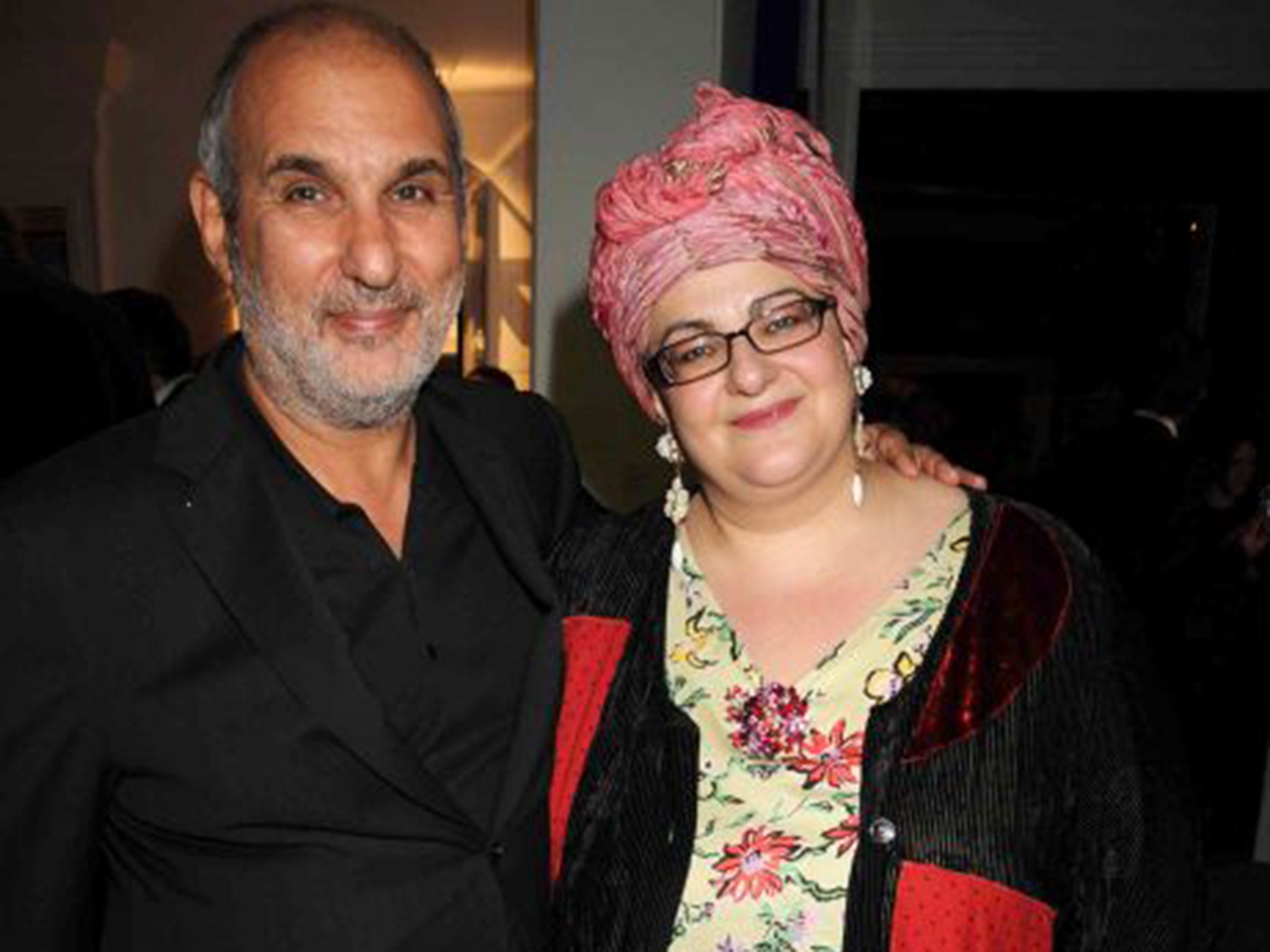 Alan Yentob and Camilla Batman-Ghelidja