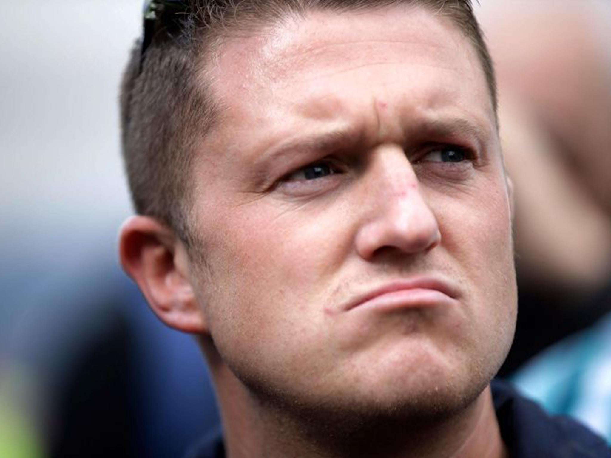 Tommy Robinson, founder of the 'street protest' group the English Defence League