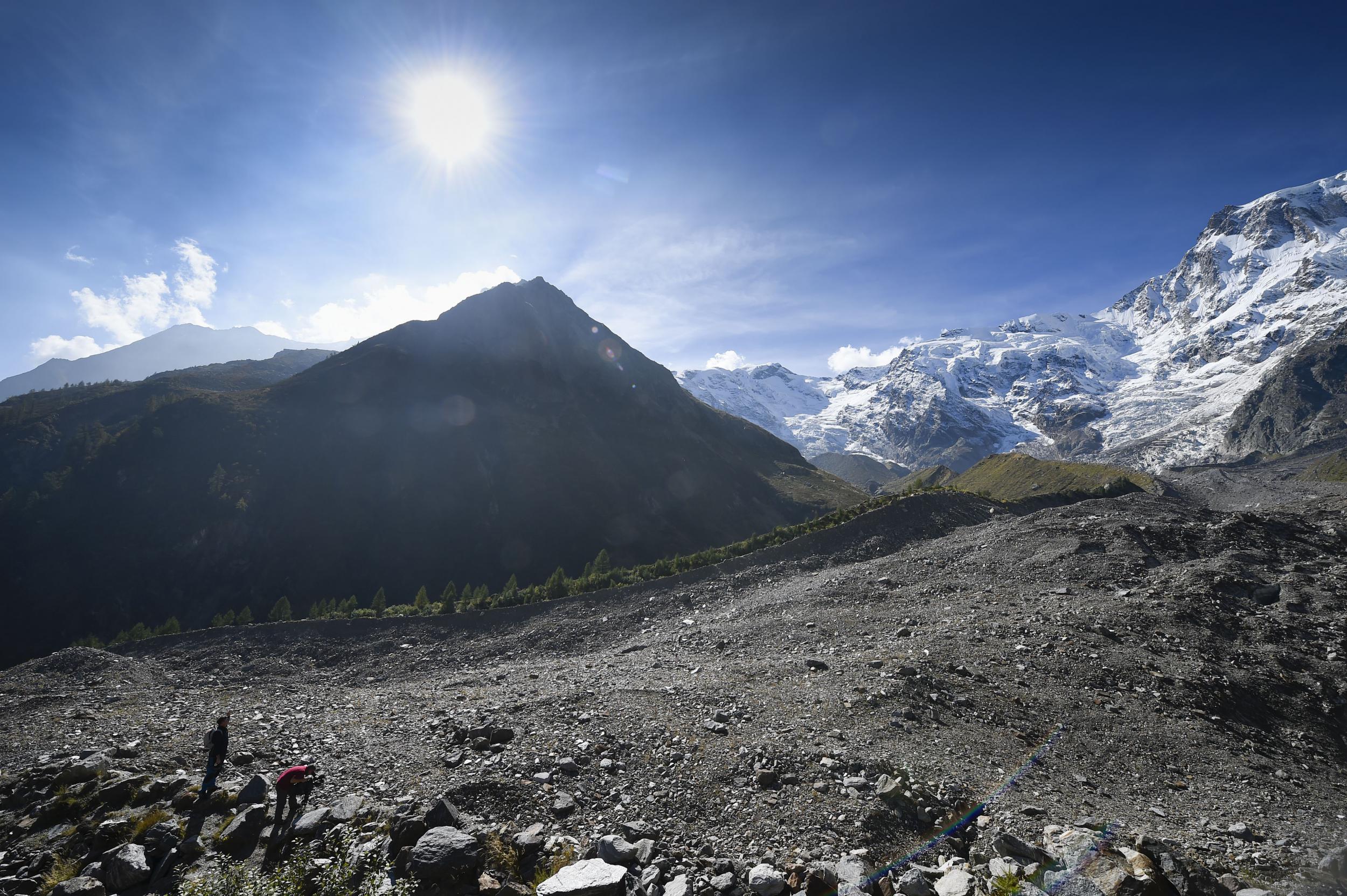 Collapsing ice shelves could accelerate the melting of inland ice.