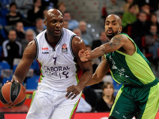 <p>Odom was previously married to Khloe Kardashian</p>