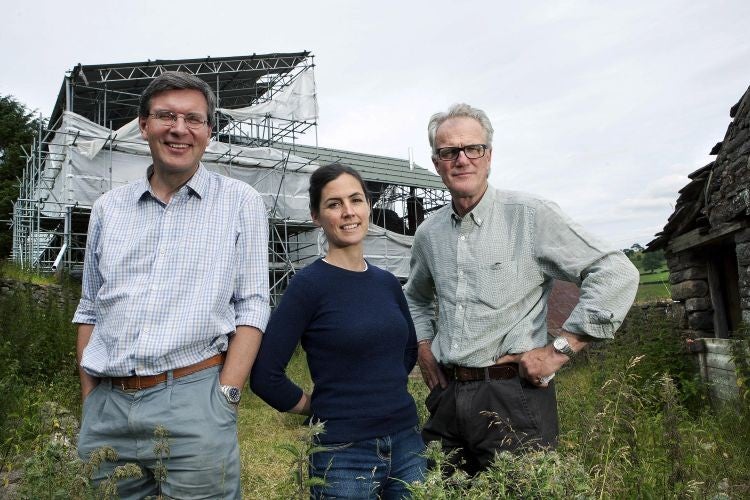 Anna Keay, director of the Landmark Trust, Alastair Dick-Cleland, conservation manager, and John Evetts, furnishings manager, featured in ‘Restoring Britain’s Landmarks’