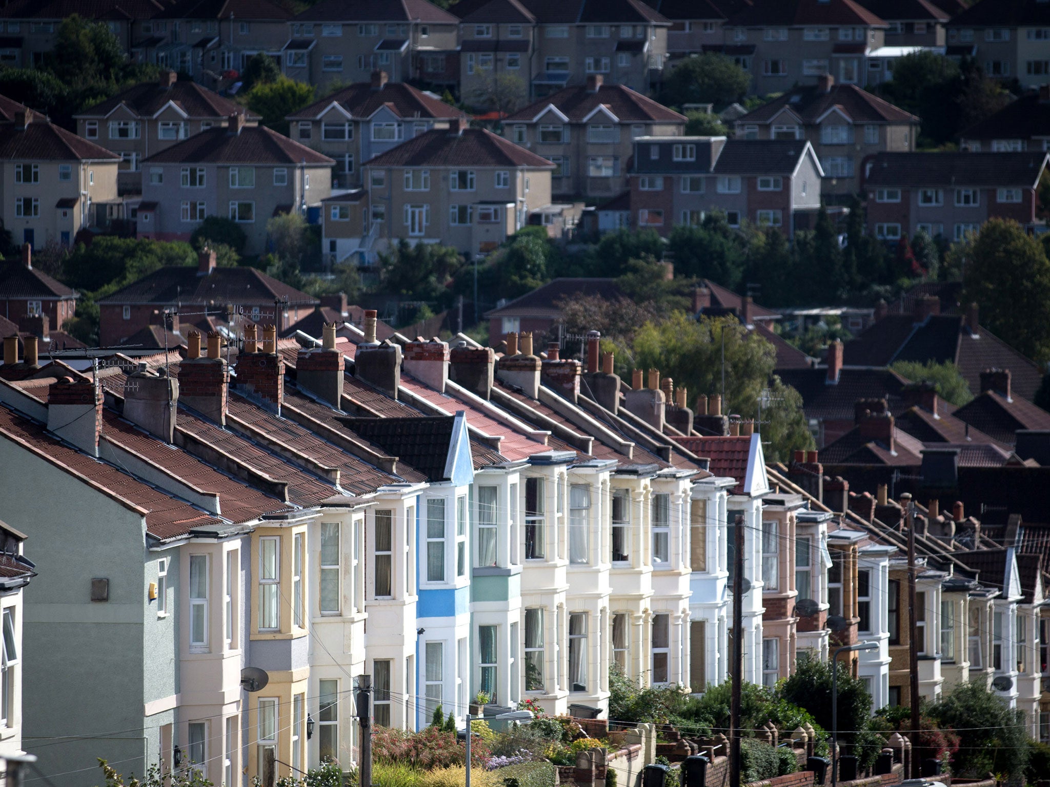 A view of housing