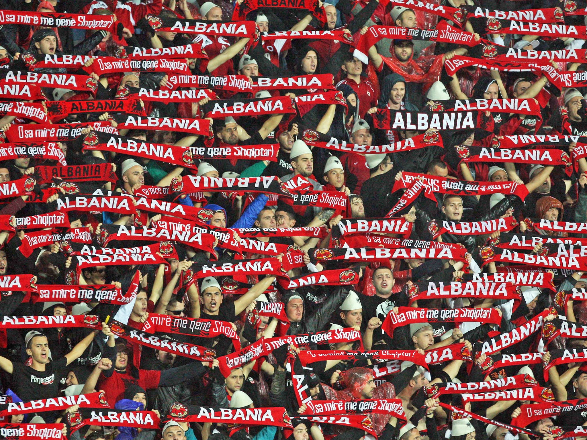 &#13;
Plenty of Albanian fans are expected to travel for their nation's first appearance at a major tournament finals (Getty)&#13;